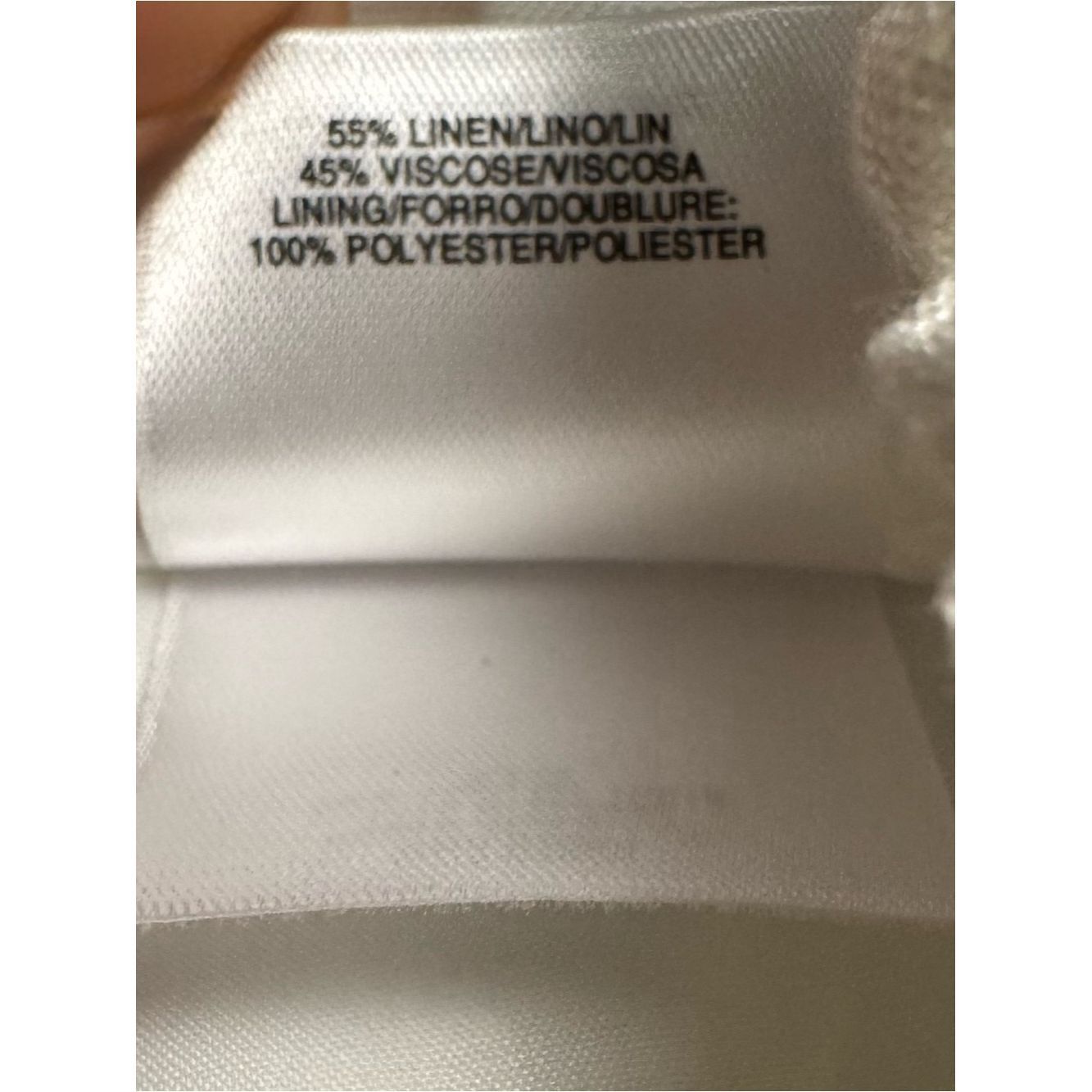 Kasper NWT New Kasper Linen Pants In Lily White Size 2 Petite Size 26" / US 2 / IT 38 - 6 Thumbnail