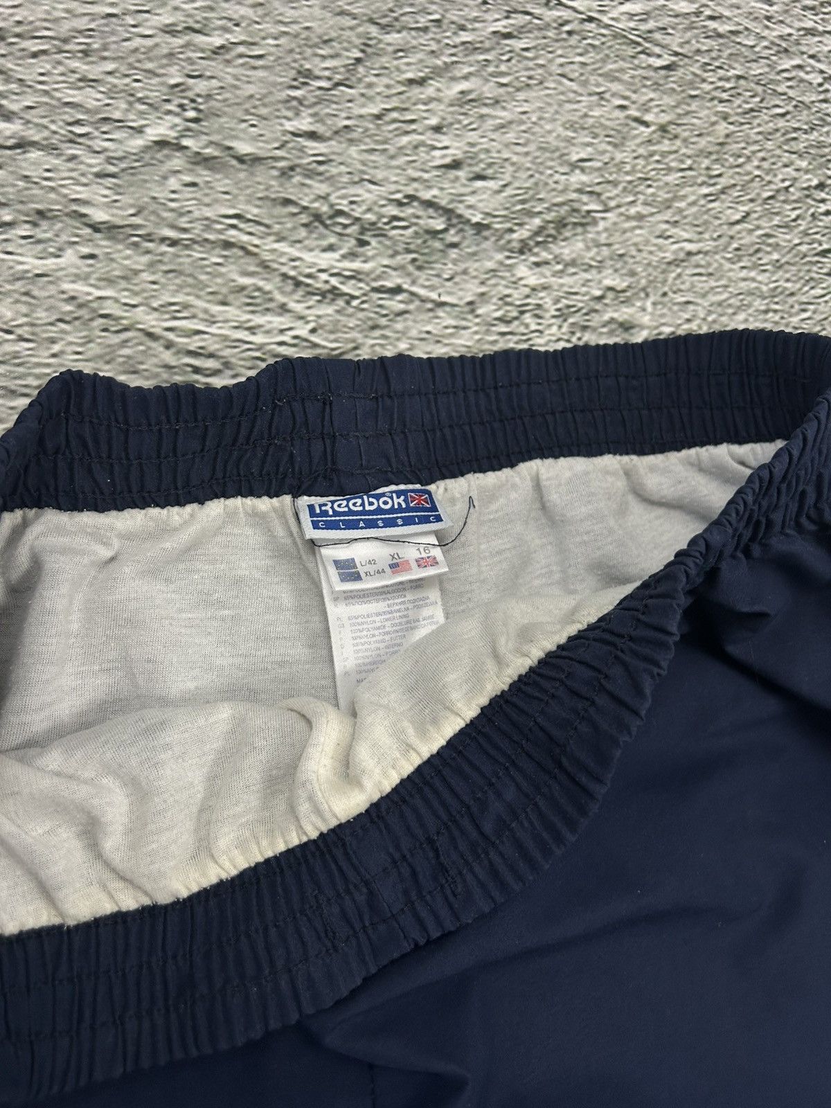Reebok × Vintage Reebok vintage track suit navy track pants nylon UK Size US XL / EU 56 / 4 - 11 Thumbnail