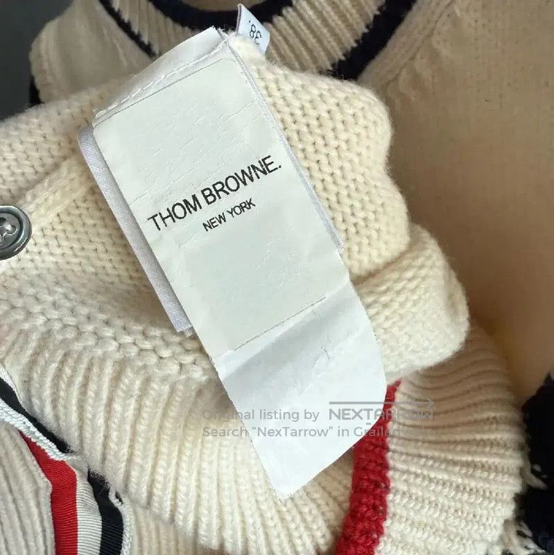 Thom Browne Thom Browne Women's Winter Cream Wool Sweater . Size S / US 4 / IT 40 - 6 Thumbnail