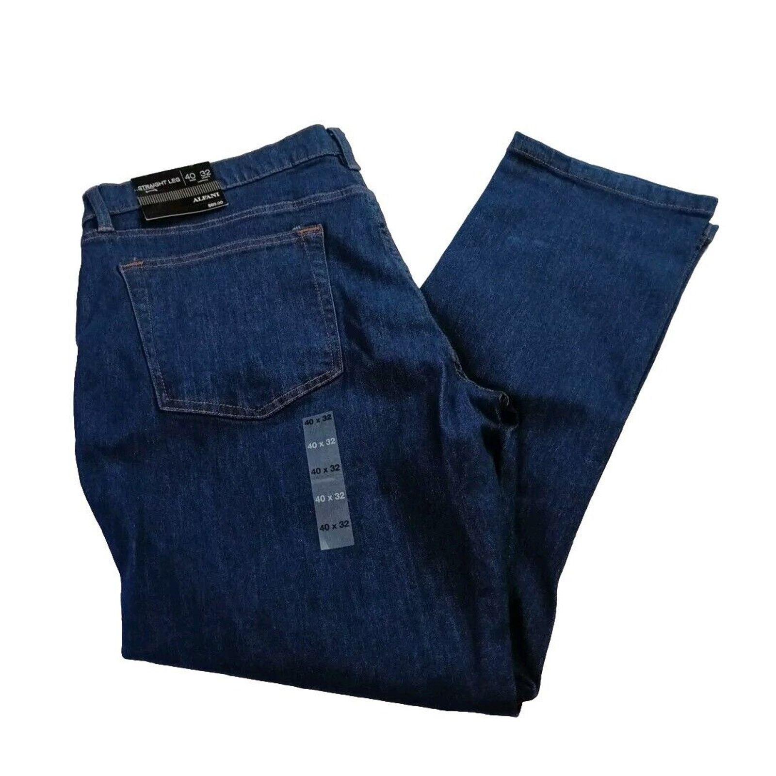 Alfani Alfani Jeans Men's Size 40x32 Blue Straight Leg David Rinse Size US 40 / EU 56 - 1 Thumbnail