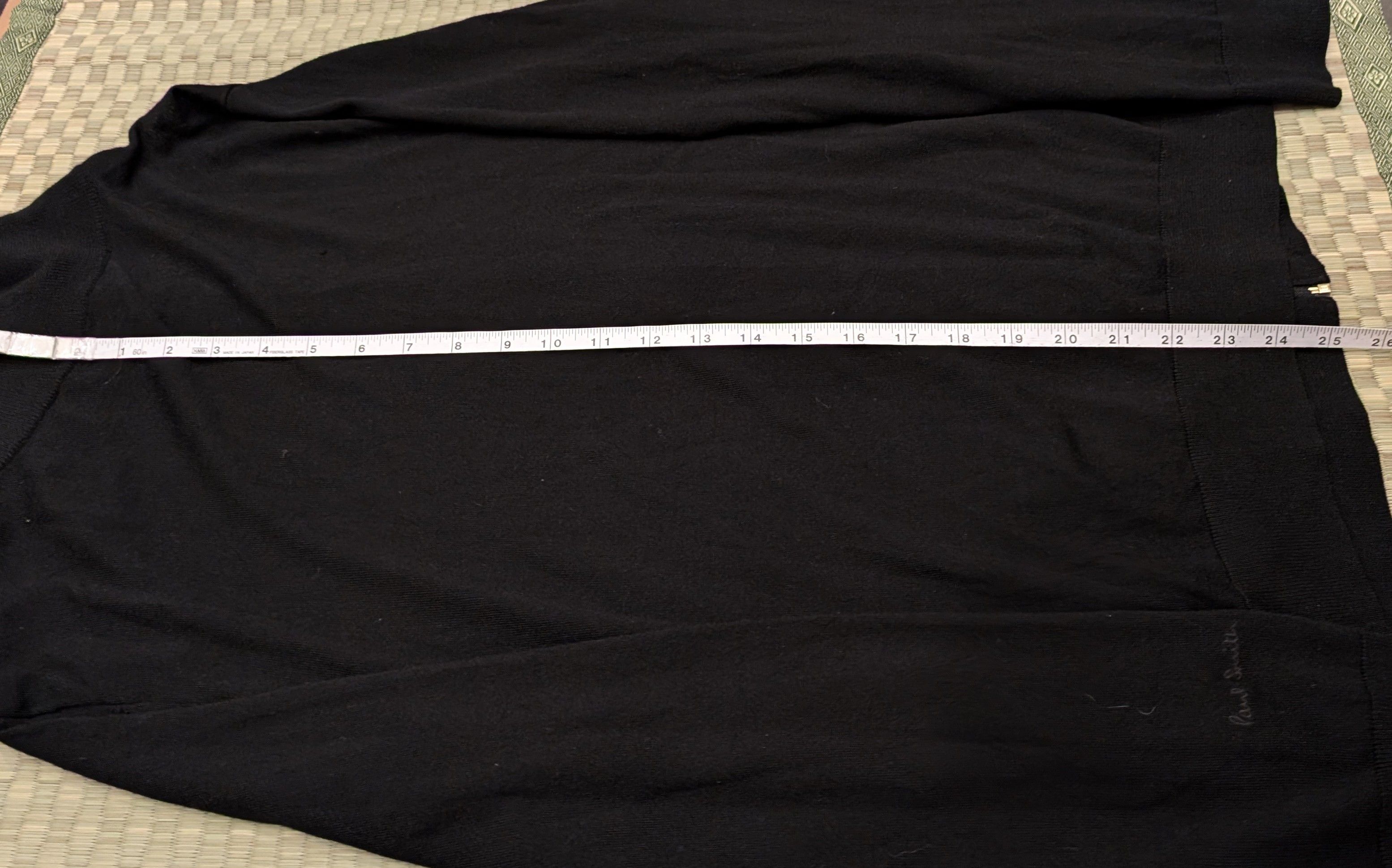 Paul Smith Paul Smith 100% Merino Wool Full Zip Cardigan Sweater Black Size US XL / EU 56 / 4 - 8 Thumbnail
