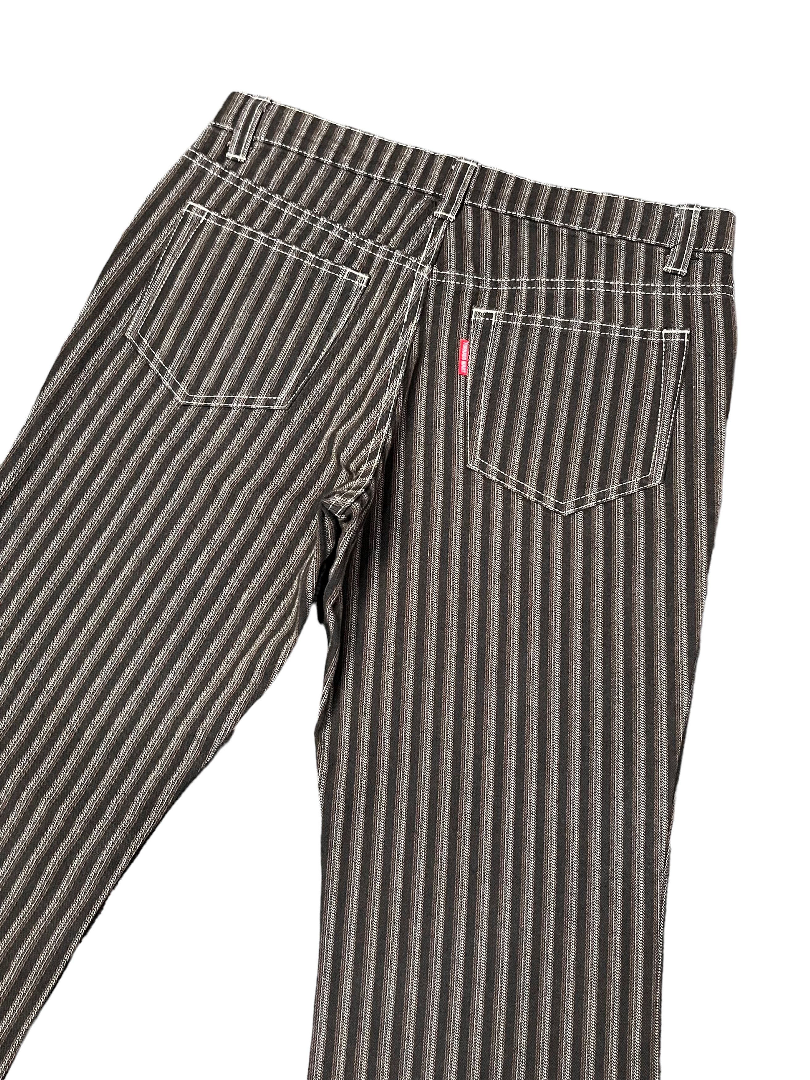 Tornado Mart FYE FLARE🔥VINTAGE TORNADO MART JAPAN Hickory Stripes Denim Size US 31 - 8 Thumbnail