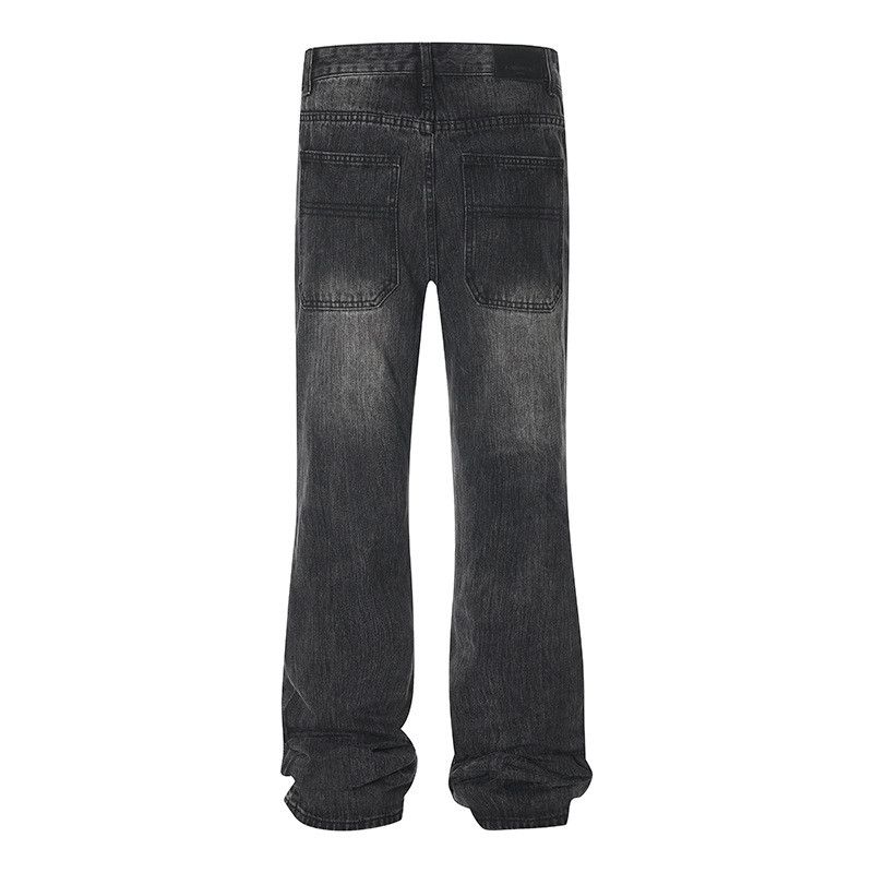 Vintage American street washed distressed cleanfit flared jeans Size US 32 / EU 48 - 2 Thumbnail