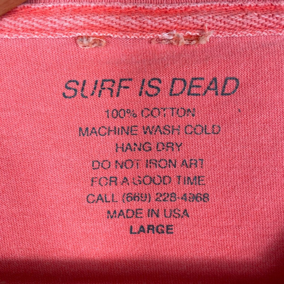 Band Tees Mind Waves Surf Is Dead Tee Shirt Size US L / EU 52-54 / 3 - 6 Thumbnail