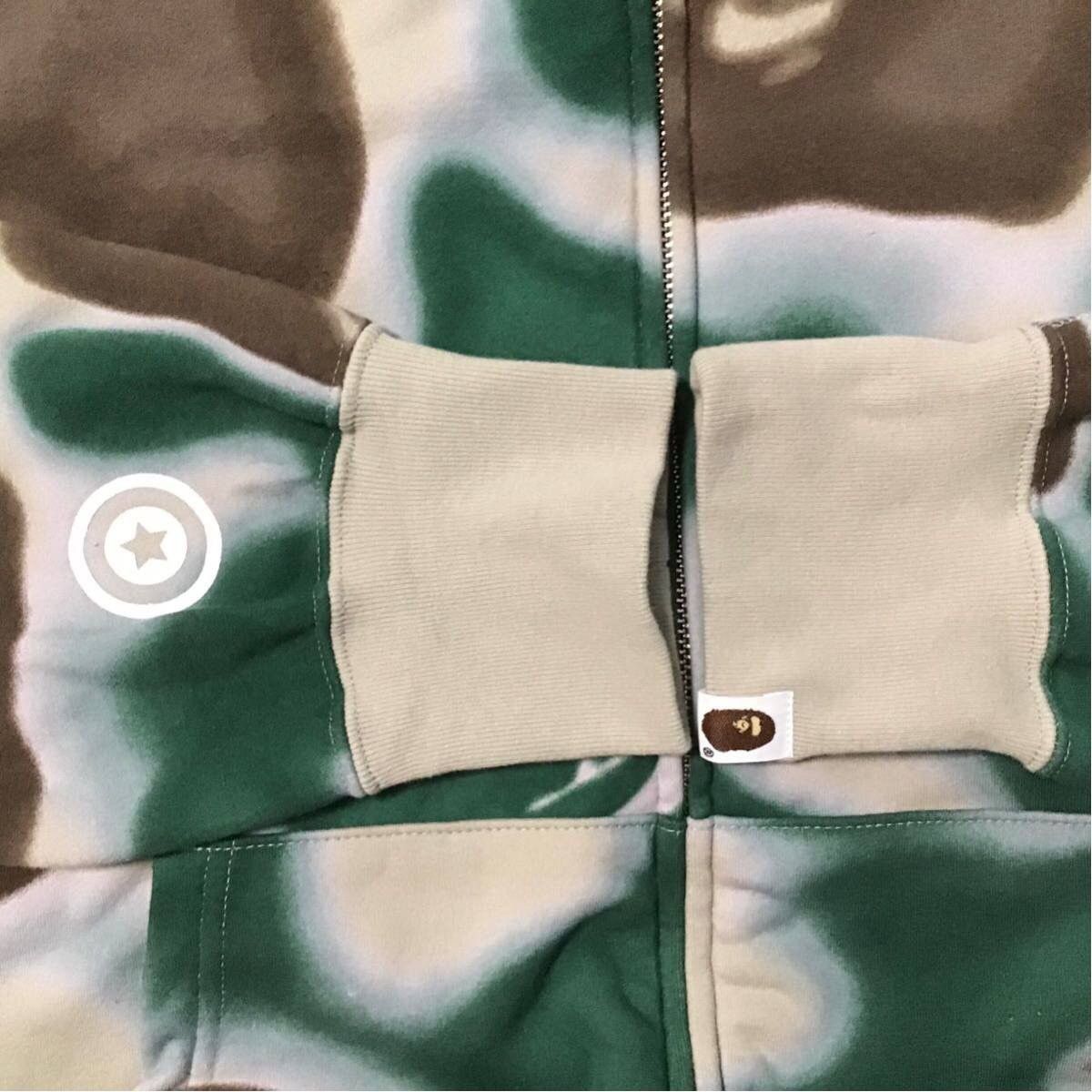 Bape BAPE LIQUID CAMO SHARK FULL ZIP HOODIE a bathing ape Size US M / EU 48-50 / 2 - 6 Thumbnail