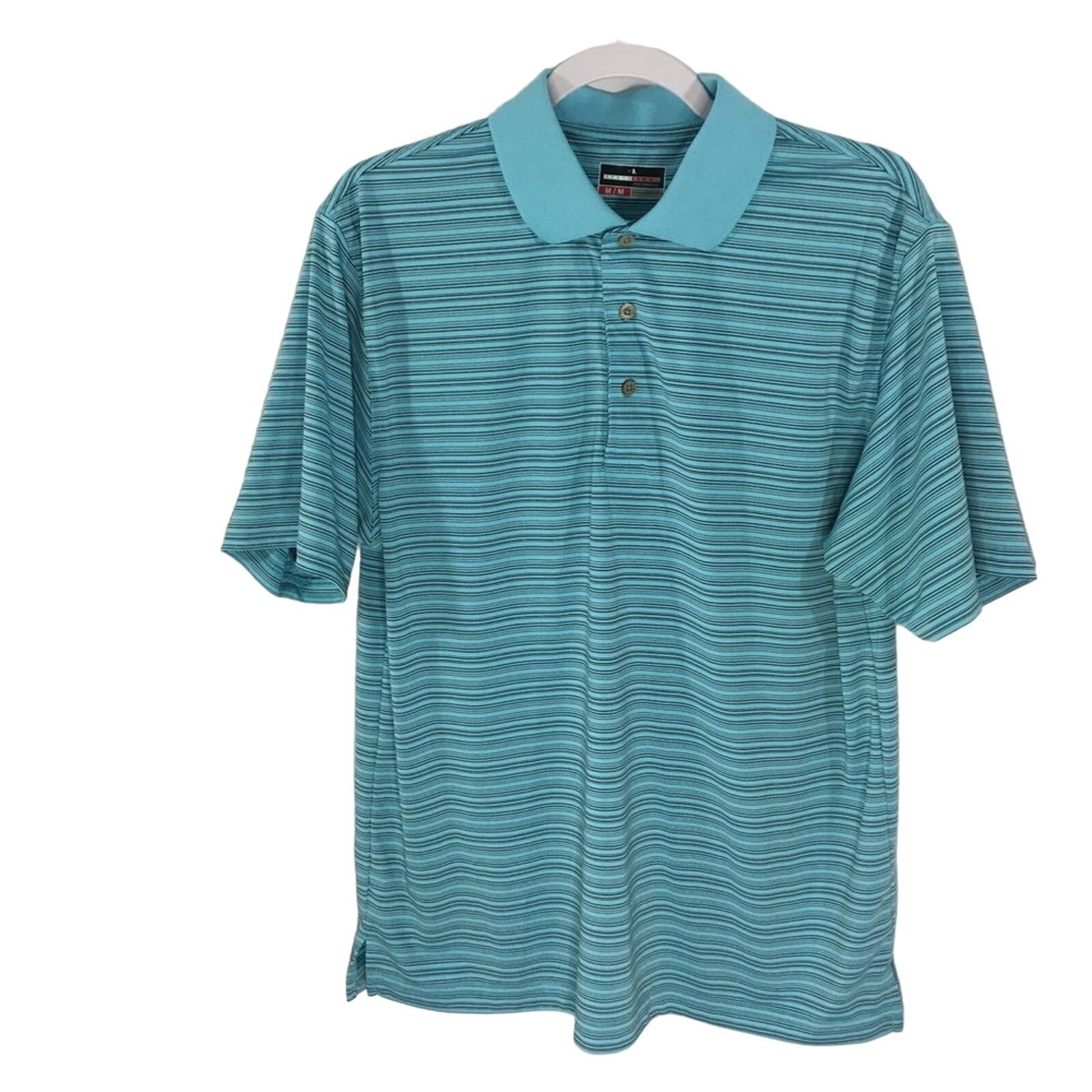 Grand Slam Grand Slam Performance Men's Striped Polo Size Medium Size US M / EU 48-50 / 2 - 1 Thumbnail