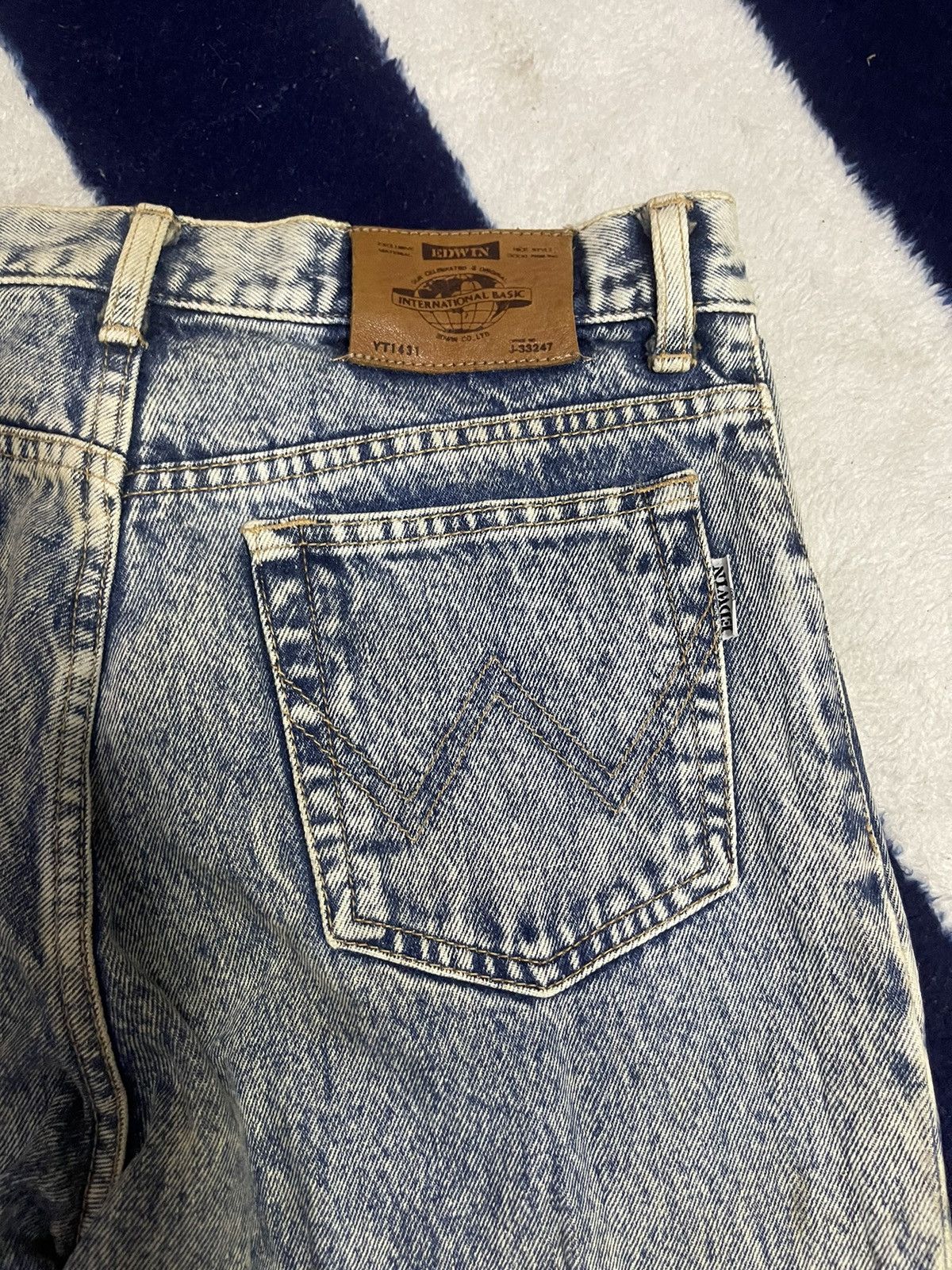 Edwin × Japanese Brand Edwin Acid Wash Jeans (14) Size US 30 / EU 46 - 4 Thumbnail