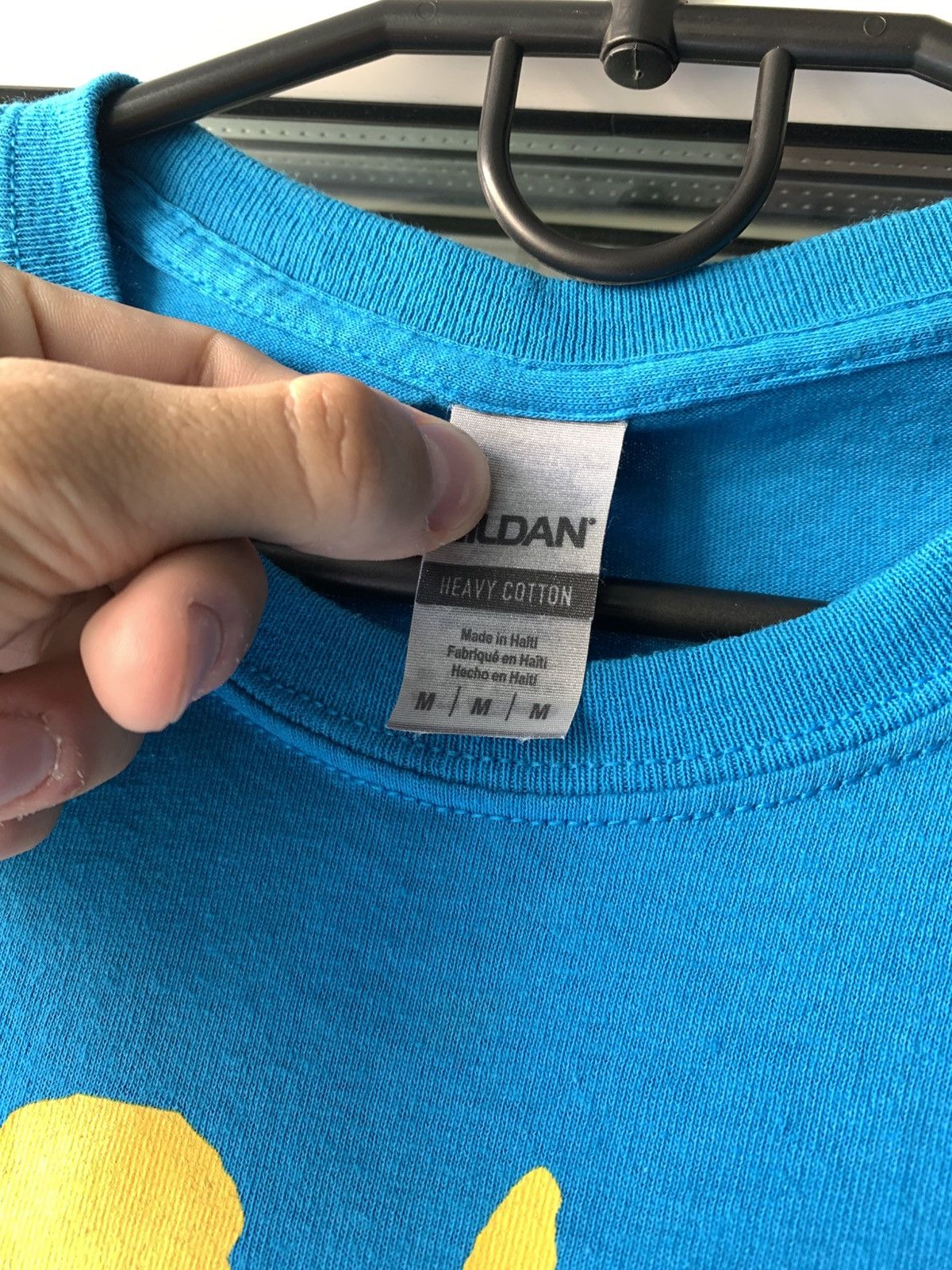 Gildan 🔥VINTAGE OASIS BOX LOGO TSHIRT Size US M / EU 48-50 / 2 - 6 Thumbnail