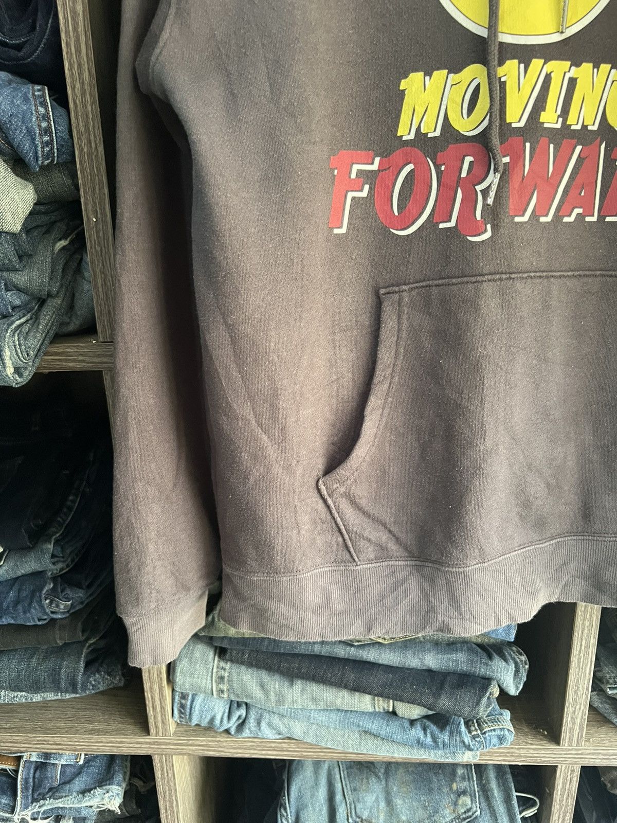Japanese Brand 🔥Wego Keep Moving Forward Drawstring Hoodie Size US M / EU 48-50 / 2 - 6 Thumbnail