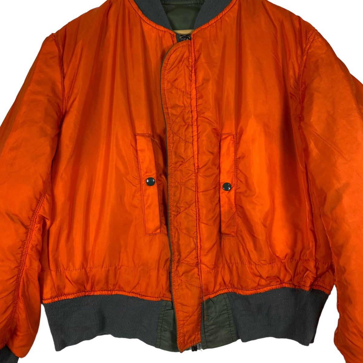 Japanese Brand 80s VINTAGE REVERSIBLE ALPHA RIOT BOMBER JACKET Size US XL / EU 56 / 4 - 12 Thumbnail