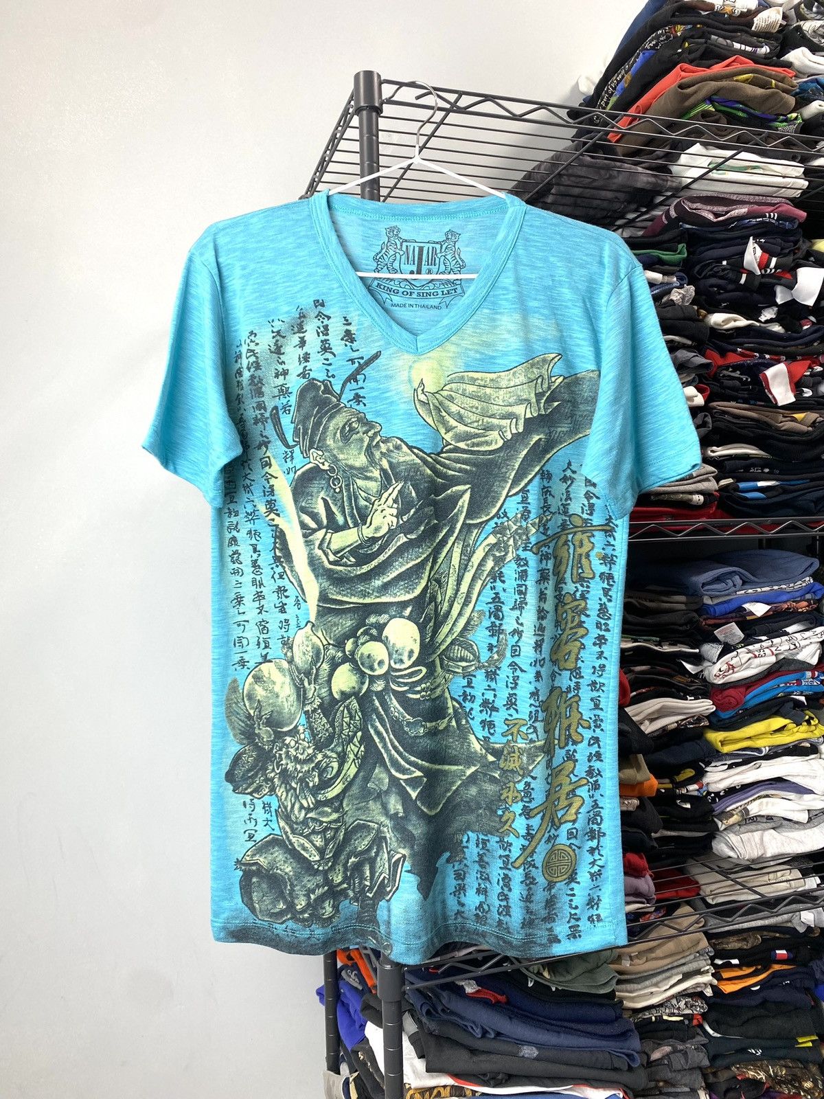 Vintage Vintage Tattoo Surf Ed Hardy Style Hieroglyph T Shirt Size US M / EU 48-50 / 2 - 1 Thumbnail
