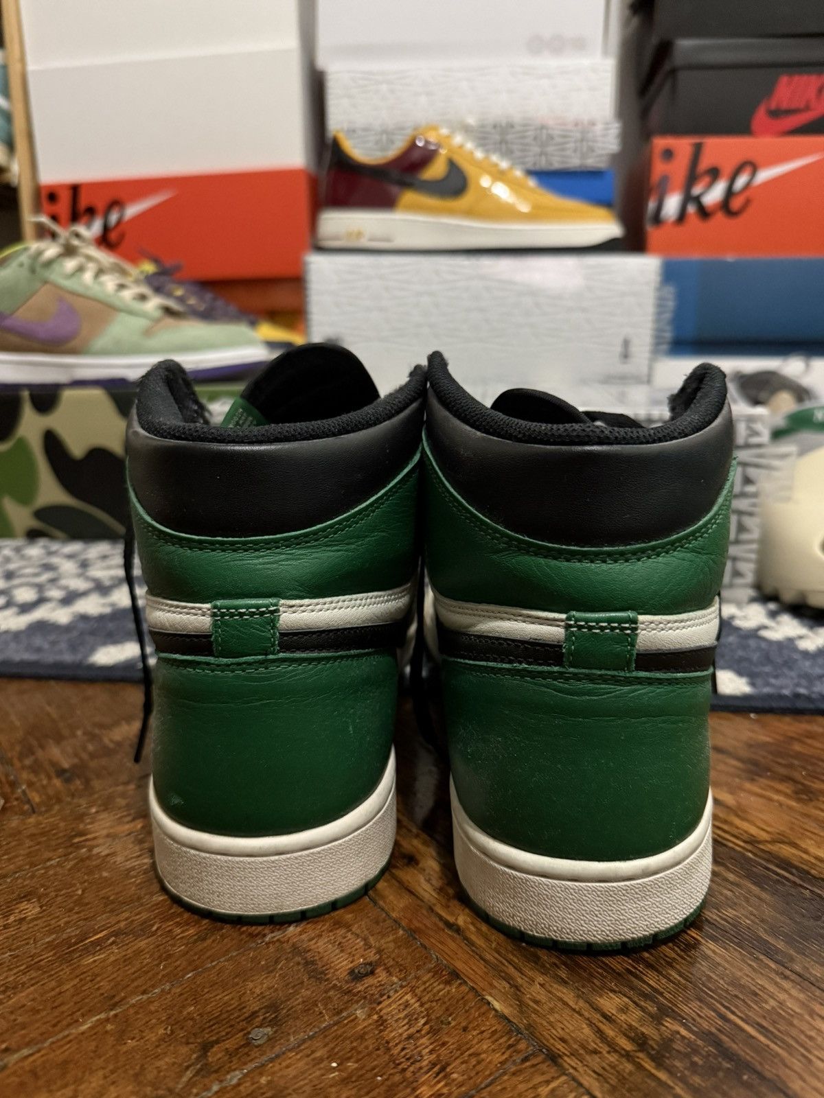 Jordan Brand Jordan 1 Retro High OG Pine Green 2018 Sz 12 Size US 12 / EU 45 - 2 Thumbnail