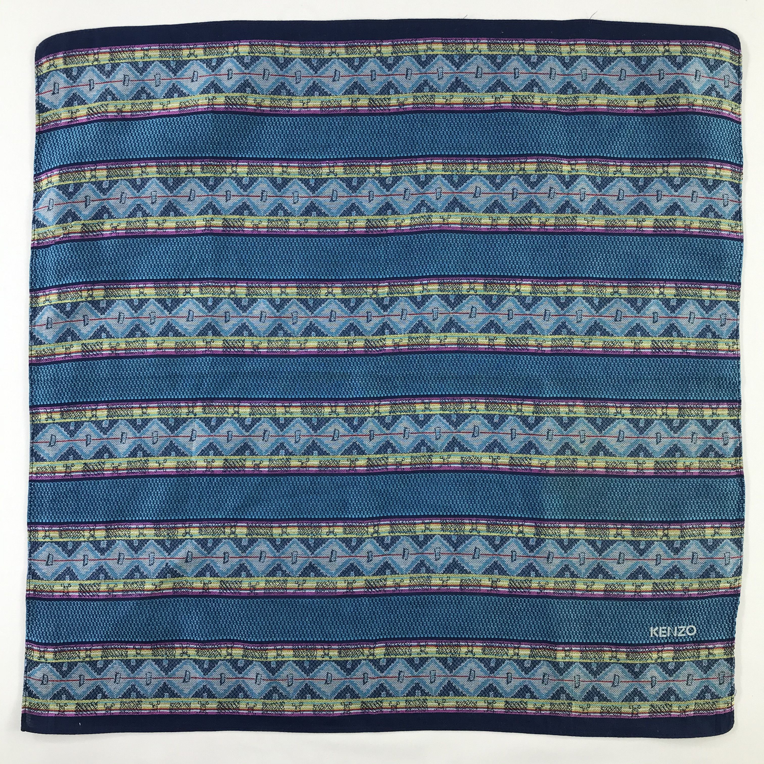 Kenzo × Vintage Kenzo Bandana / Handkerchief / Neckerchief - S433 Size ONE SIZE - 1 Thumbnail
