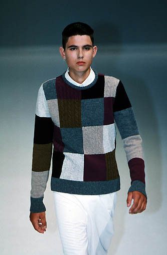 Raf Simons Raf Simons ss00 Summa Cum Laude Colour Block Knit Size US M / EU 48-50 / 2 - 8 Thumbnail