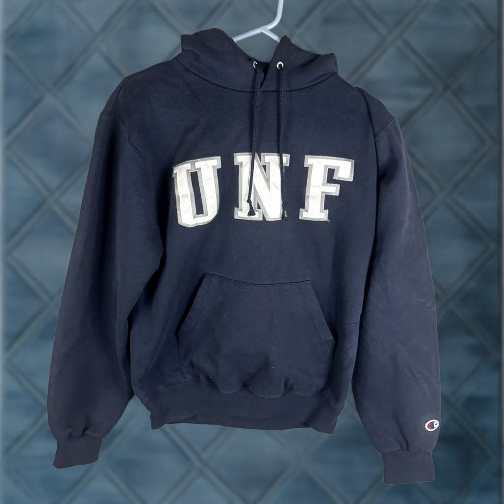 Champion Champion Hoodie Mens Small Blue UNF College Pullover Fleece Graphic Sweatshirt Size US S / EU 44-46 / 1 - 1 Thumbnail