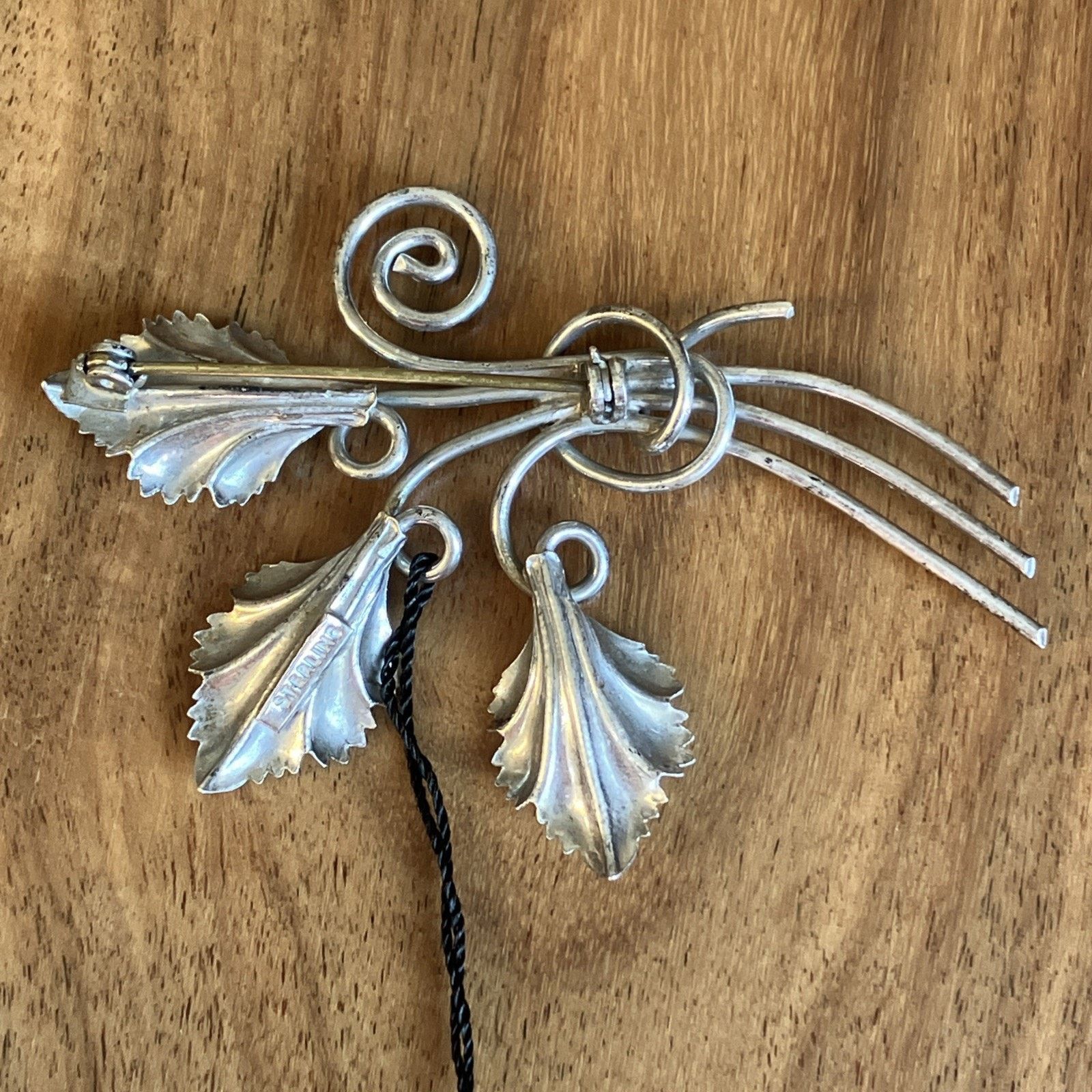 Other Vtg CORO CALLA LILY Floral Pin BROOCH 925 Sterling Silver Size ONE SIZE - 5 Thumbnail