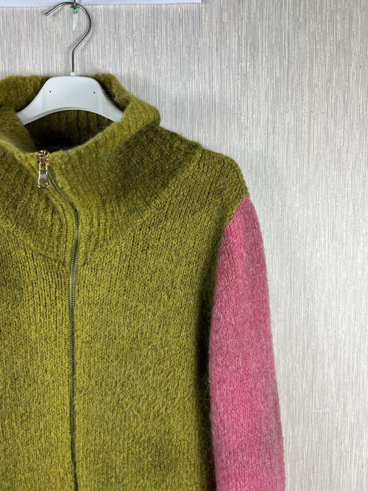 Vintage Vintage 90s einstein prog prod mohair cardigan sweater knit Size S / US 4 / IT 40 - 3 Thumbnail