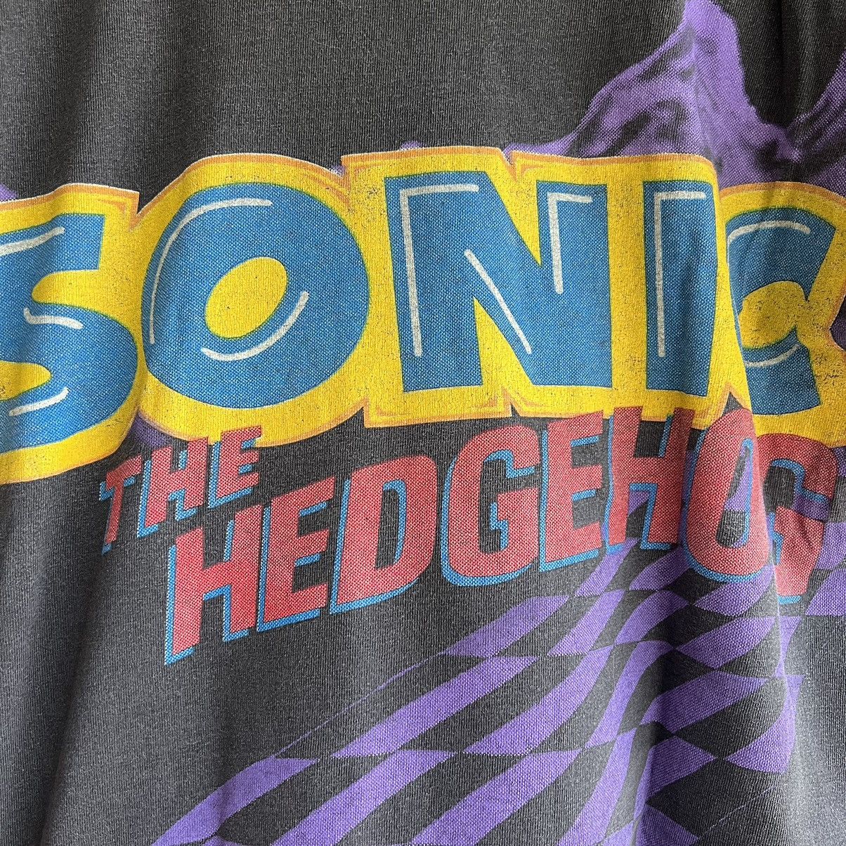 Cartoon Network × Vintage RARE ‘90s Sonic The Hedgehog Gaming Promo Tee Shirt Size US XS / EU 42 / 0 - 6 Thumbnail
