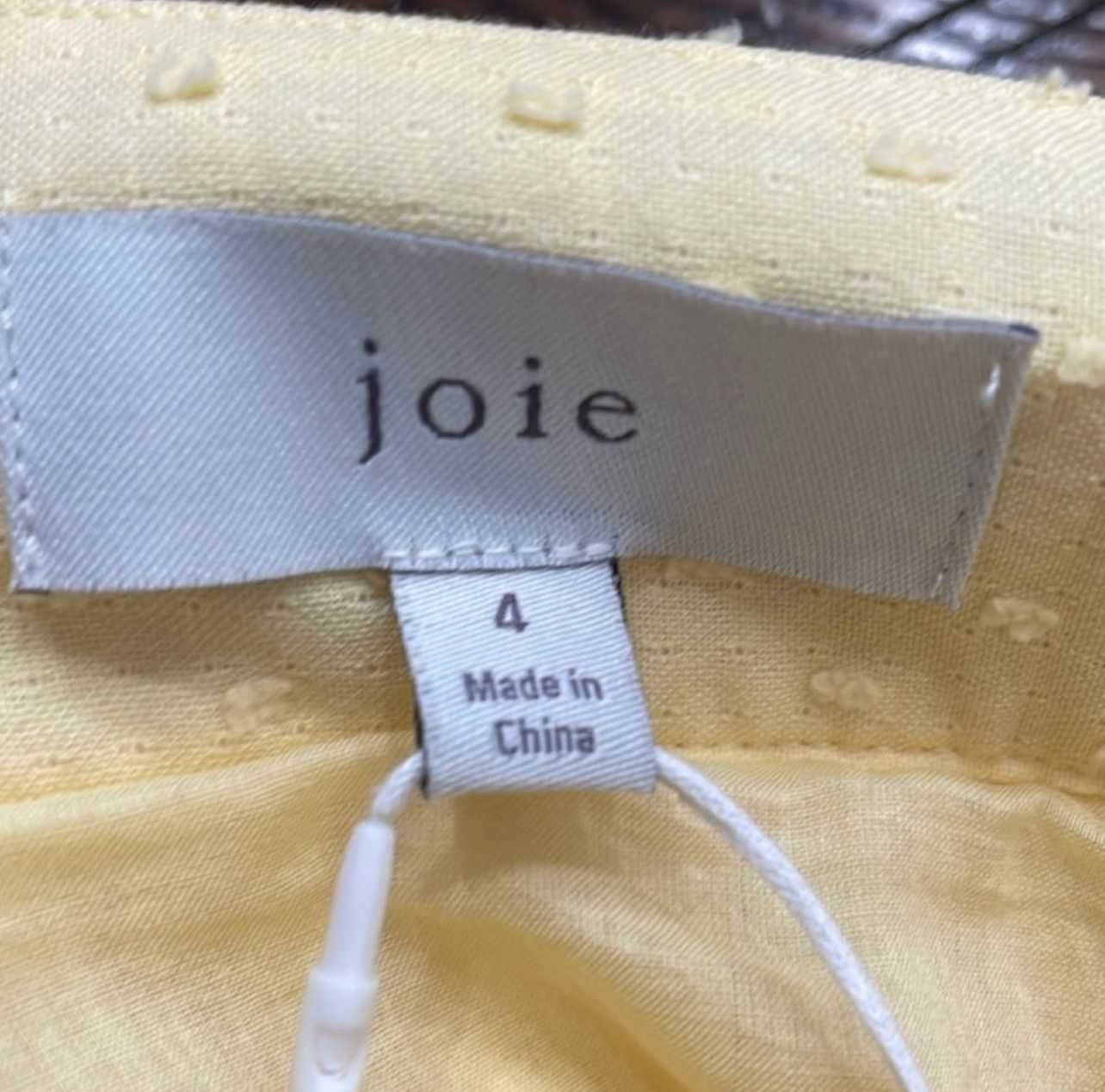 Joie Joie Rare Yellow Lace & Polka-Dotted Amerie Mini Skirt NEW Size 27" / US 4 / IT 40 - 7 Thumbnail