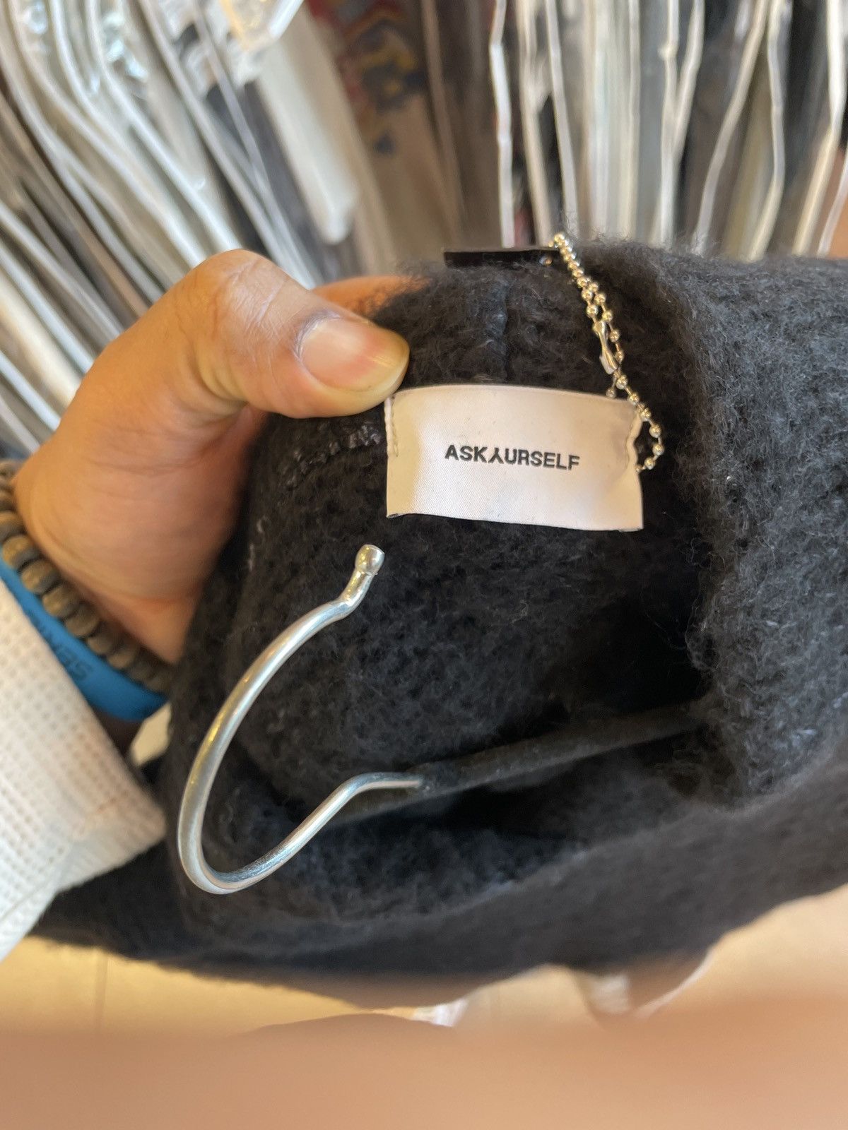 Askyurself Askyurself Brushed Checked Knit Size US S / EU 44-46 / 1 - 2 Thumbnail
