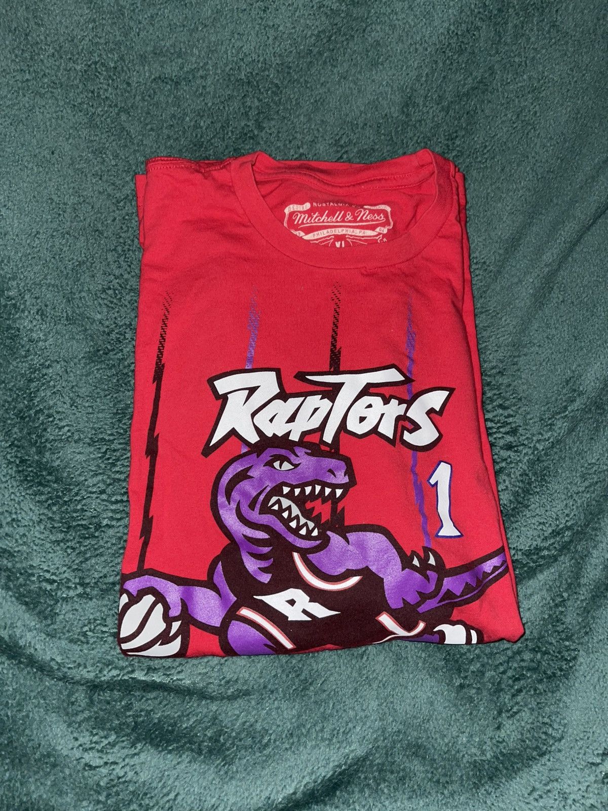 Mitchell & Ness × NBA Hardwood Classics Tracy McGrady Name & Number Tee Size US XL / EU 56 / 4 - 1 Thumbnail