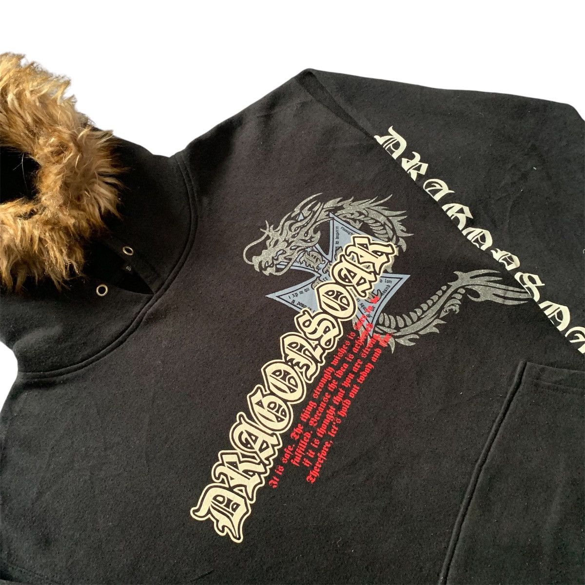 If Six Was Nine × Japanese Brand × Le Grande Bleu (L.G.B.) Beaumere fur hoodie Size US L / EU 52-54 / 3 - 4 Thumbnail