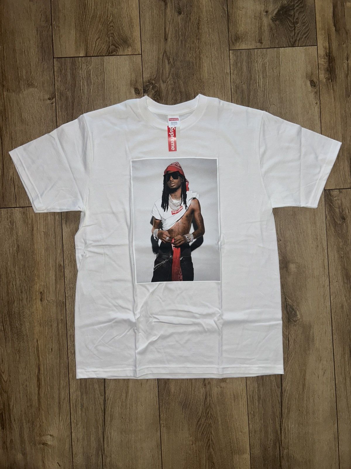 Supreme Supreme x Playboi Carti Photo Tee White | Grailed