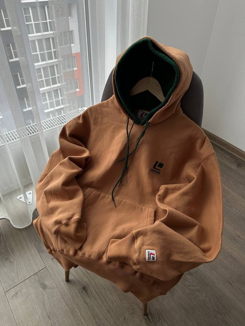 Japanese Brand × Vintage Vintage Legends Athletic Brown Japanese Skated Hoodie Size US M / EU 48-50 / 2 - 15 Thumbnail