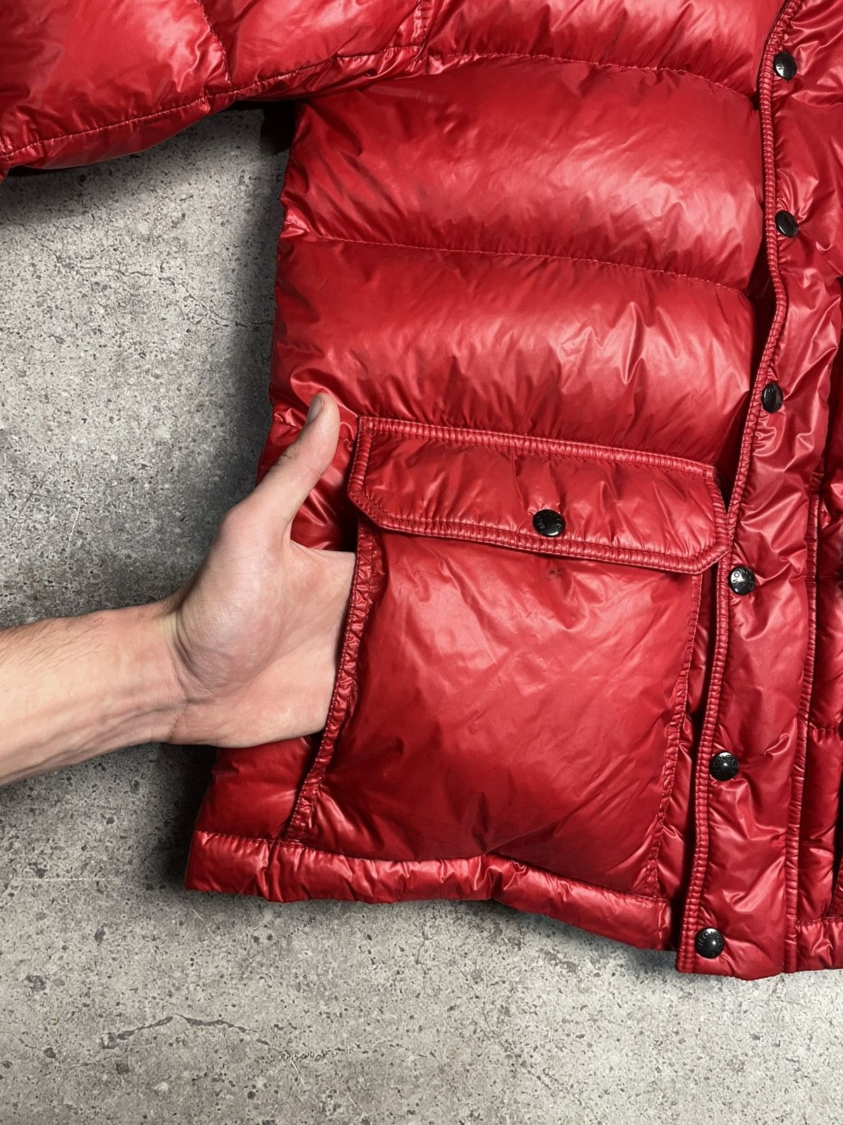 Moncler Moncler Hubert red puffer jacket Maya montgenevre Size US L / EU 52-54 / 3 - 5 Thumbnail