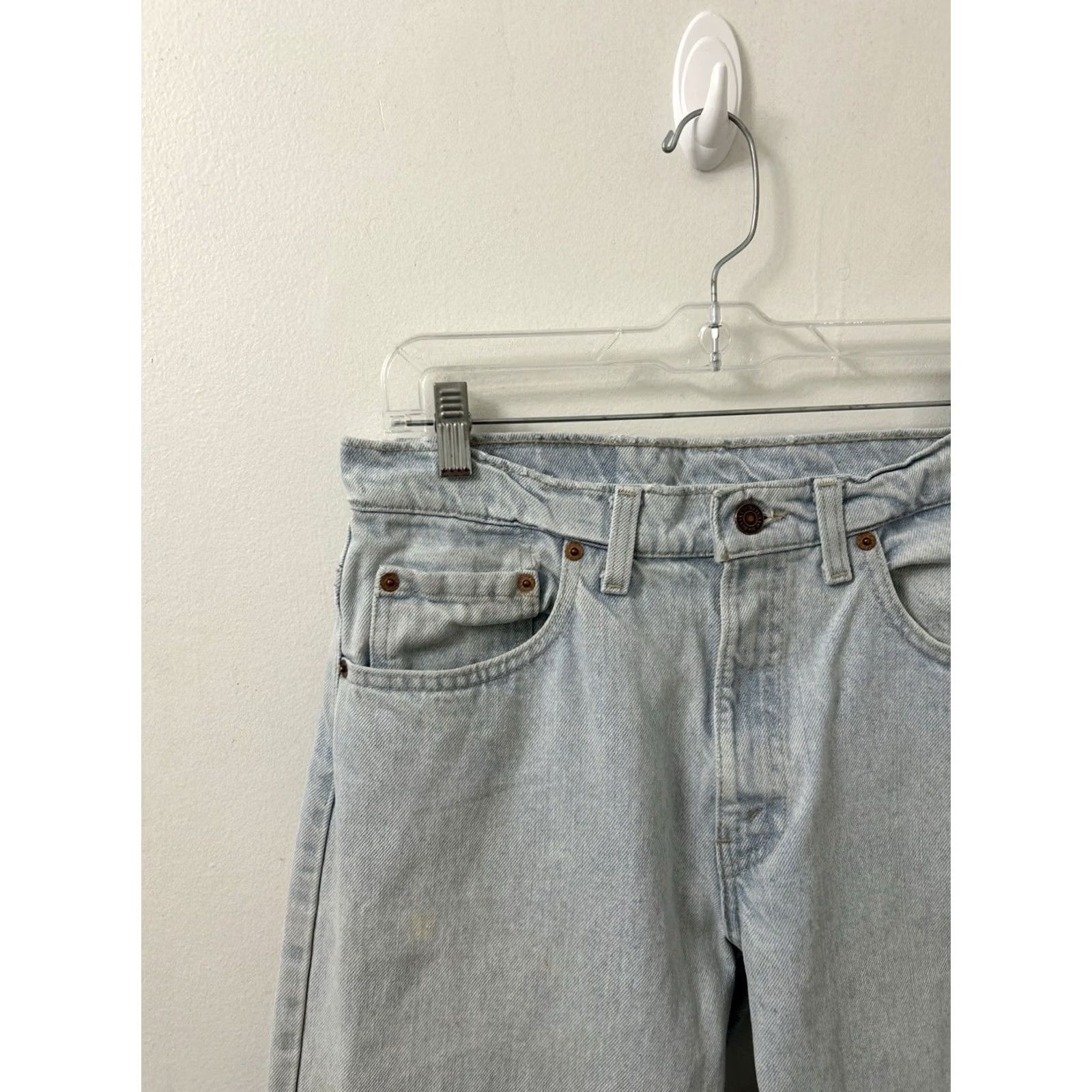 Levi's VINTAGE Levi's 550 Jeans Mens Sz 32x30 Light Wash Relaxed Fit Denim Blue 5-Pocket USA Size US 32 / EU 48 - 6 Thumbnail
