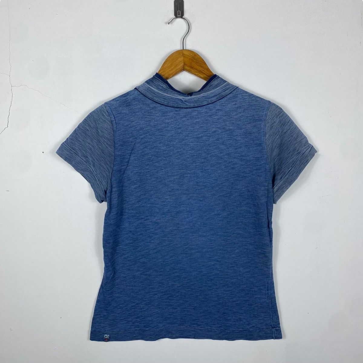 45rpm Distressed Sunfaded 45RPM Natural Indigo Tee Shirt Small Size S / US 4 / IT 40 - 5 Thumbnail