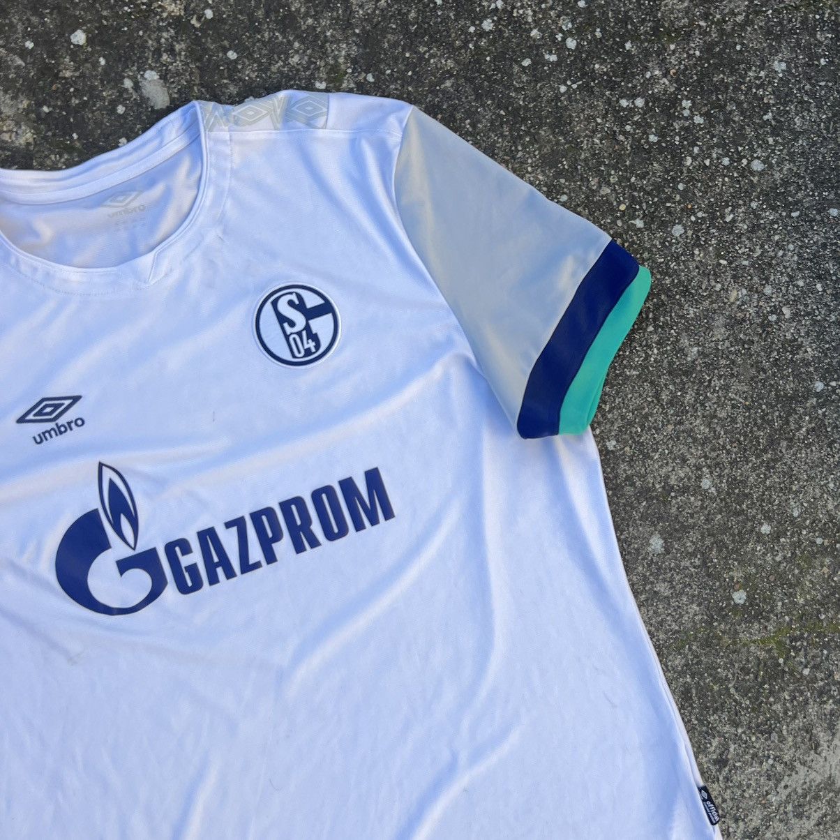 Adidas × Vintage SCHALKE 04 2AWAY FOOTBALL SHIRT JERSEY Schiller 2 Size US XXL / EU 58 / 5 - 5 Thumbnail
