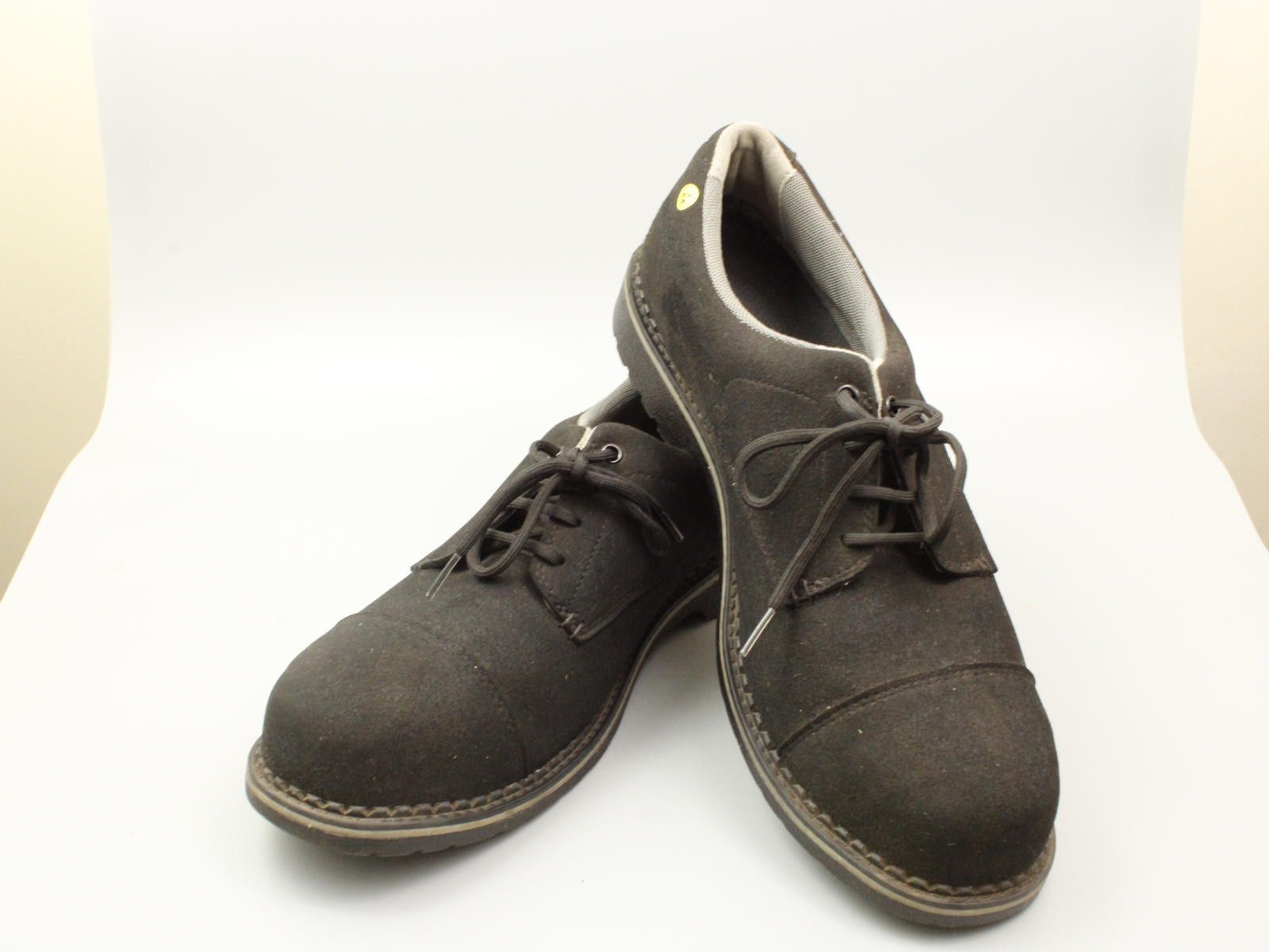 Unknown London Black Men's Oxford Dress Shoes Uvex Safety Shoes Steel Toe Size US 9 / EU 42 - 3 Thumbnail