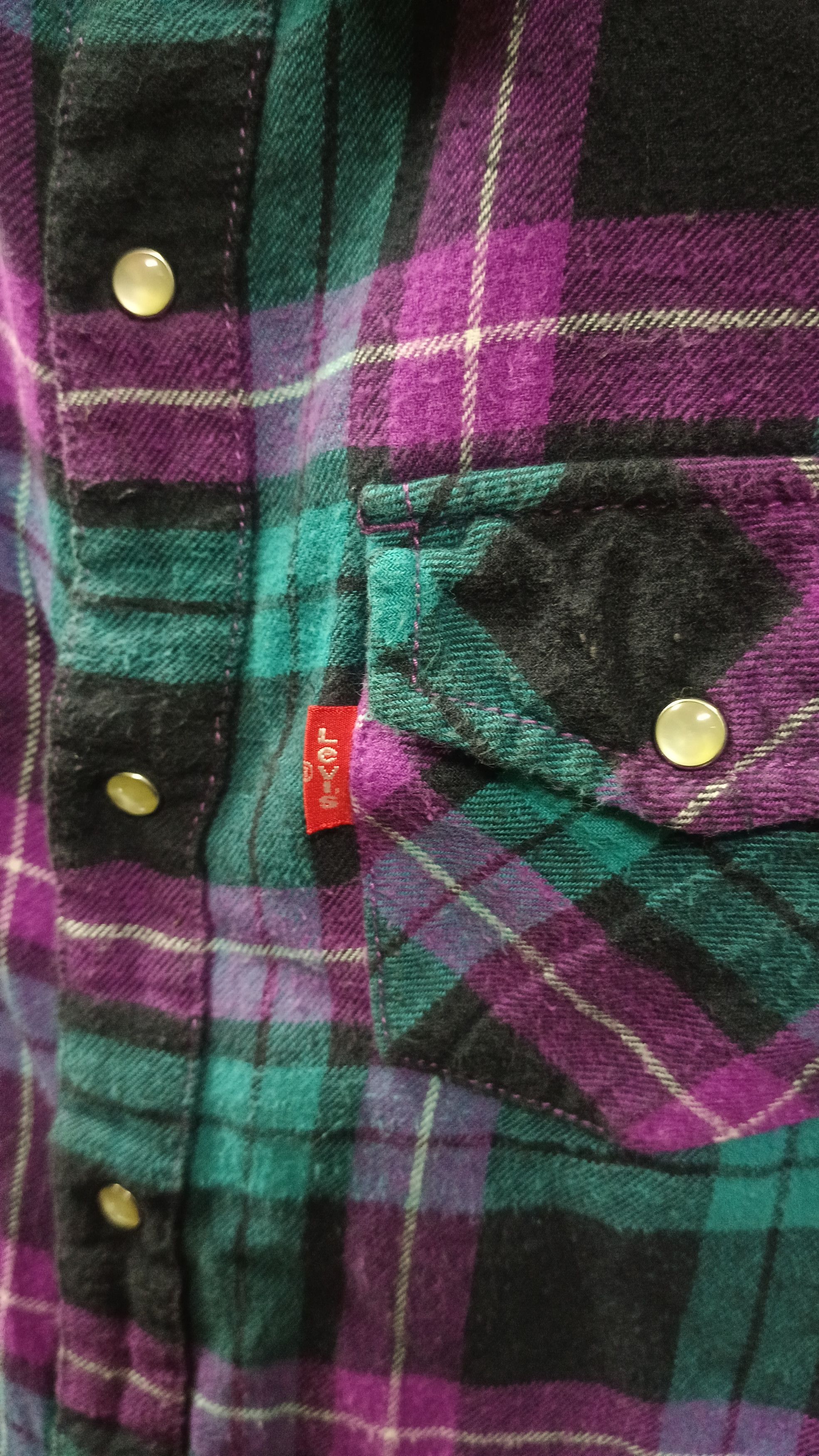 Levi's Levi's Red Tab Snap Button Shirt Size M / US 6-8 / IT 42-44 - 3 Thumbnail