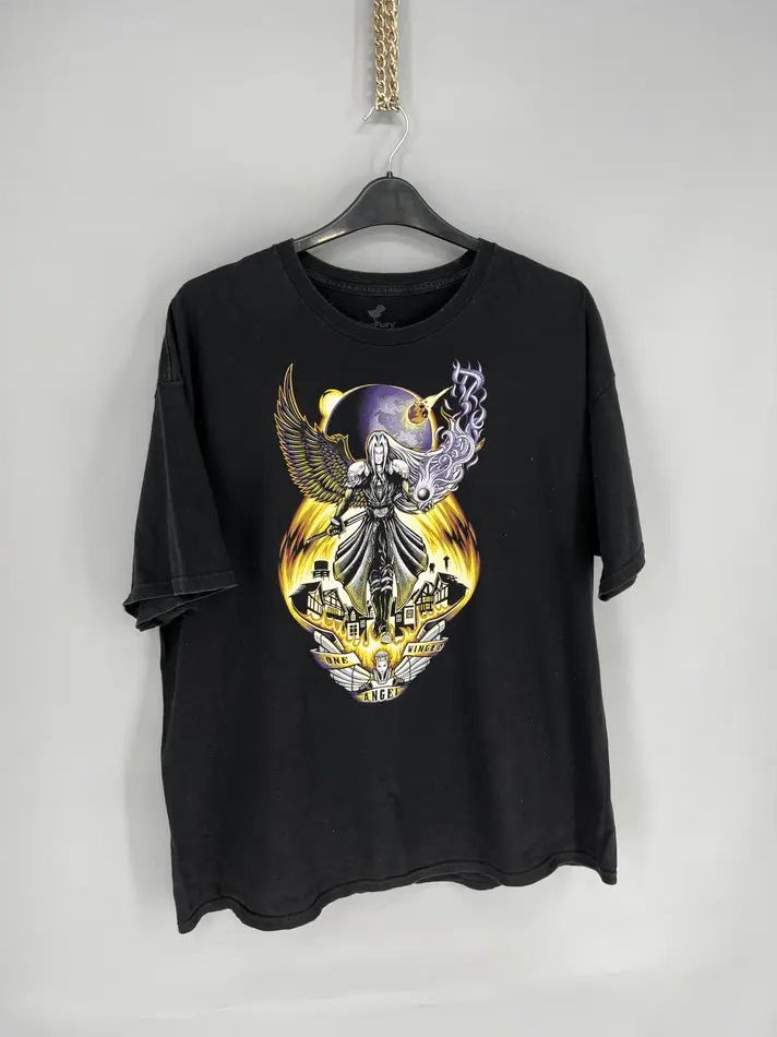 Band Tees Vintage Y2K Final Fantasy VII Bootleg T Shirt Size US XL / EU 56 / 4 - 2 Thumbnail