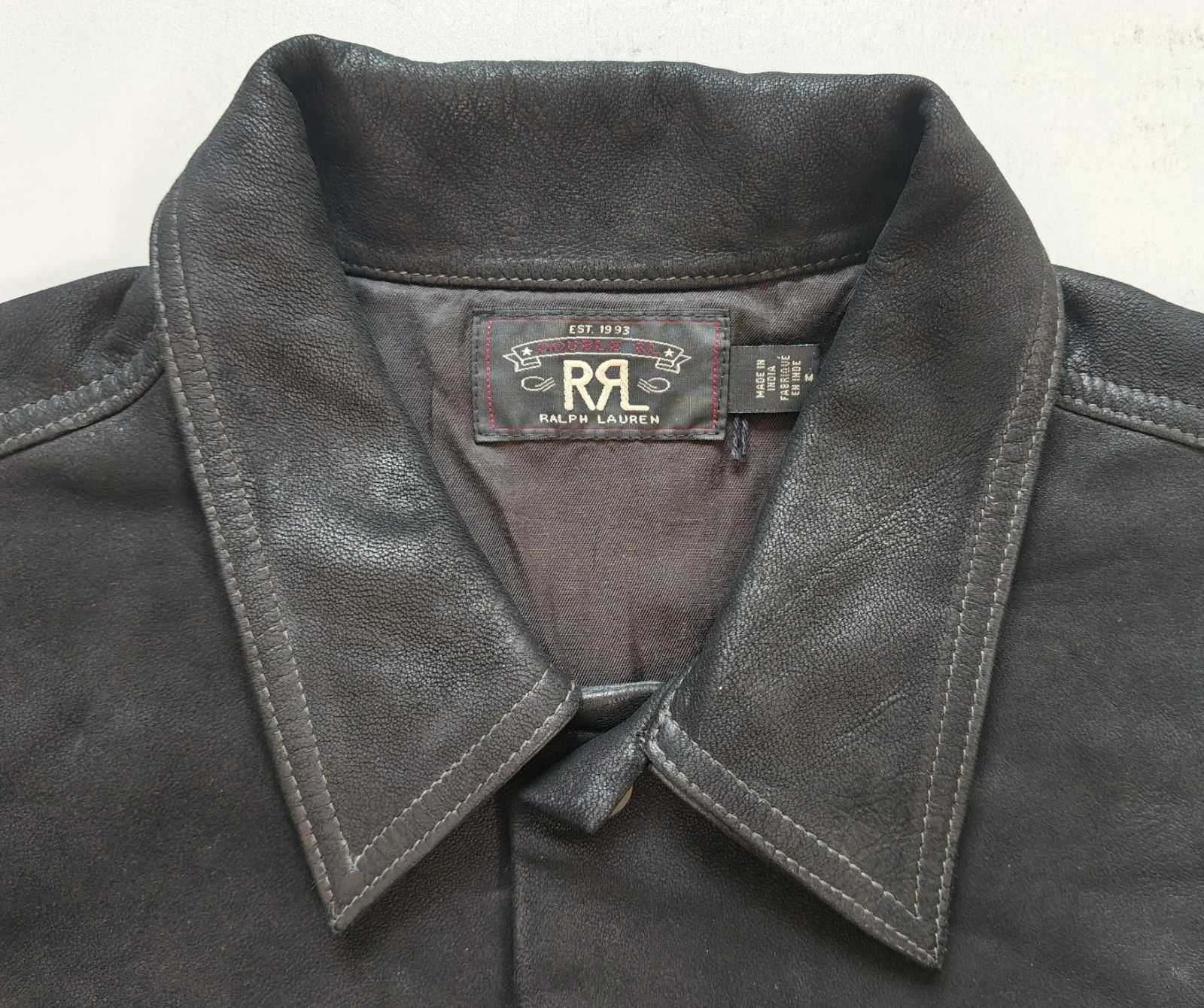 RRL Ralph Lauren Double RLRoughout Suede Work Shirt FTP / 9503 Size US M / EU 48-50 / 2 - 5 Thumbnail