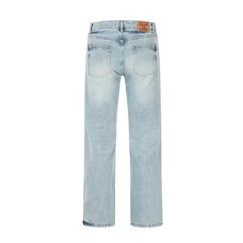 VIBE High street washed distressed light color American jeans y2k Size US 32 / EU 48 - 7 Thumbnail