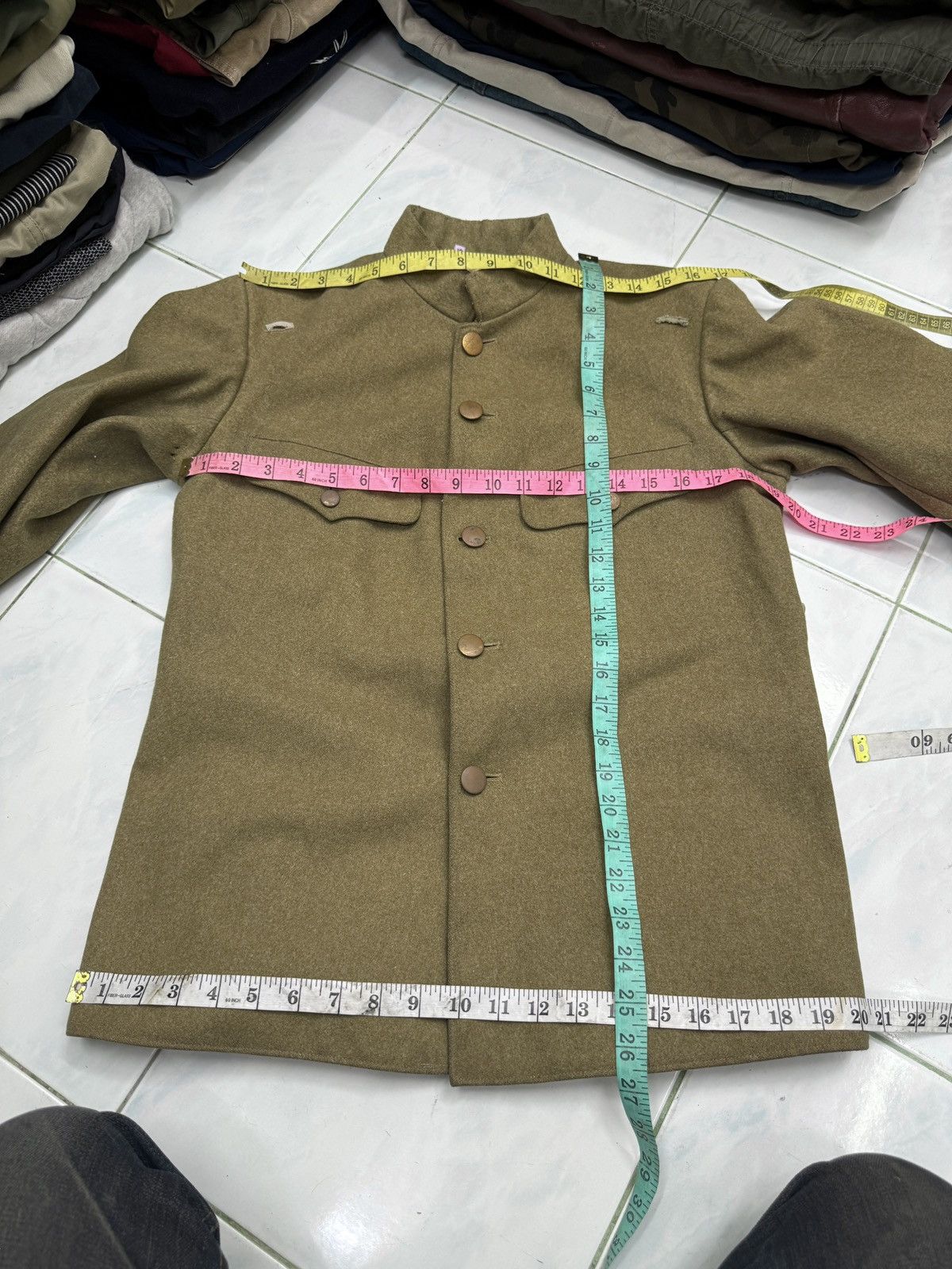 Vintage 🔥🔥🔥ARCHIVE VINTAGE 40’s JAPANESE ARMY JACKET Size US S / EU 44-46 / 1 - 17 Thumbnail