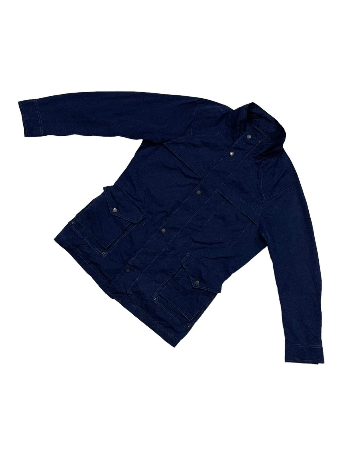 Japanese Brand Vintage Element Simple Life Blend Polyster Button Up Jacket Size US L / EU 52-54 / 3 - 1 Thumbnail