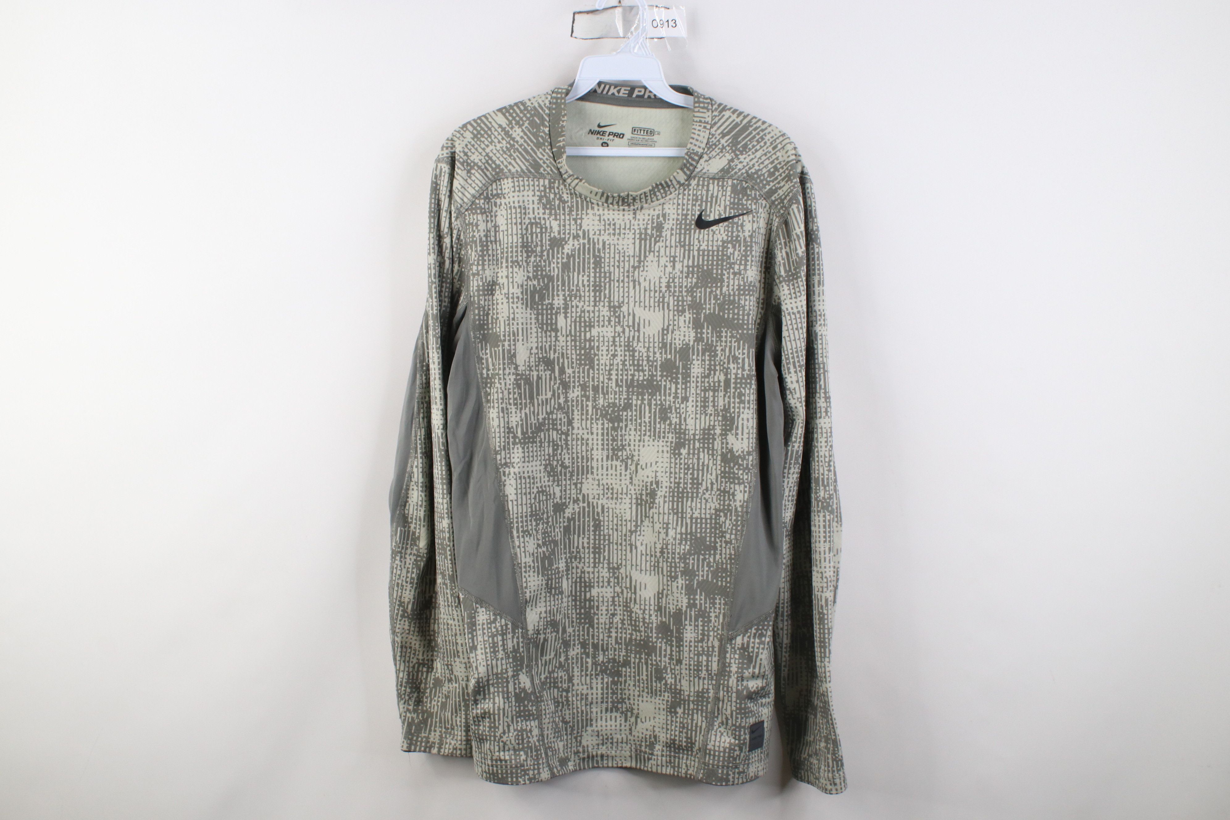 Nike Nike Pro Combat Fleece Lined Compression Camouflage T-Shirt Size US M / EU 48-50 / 2 - 1 Thumbnail
