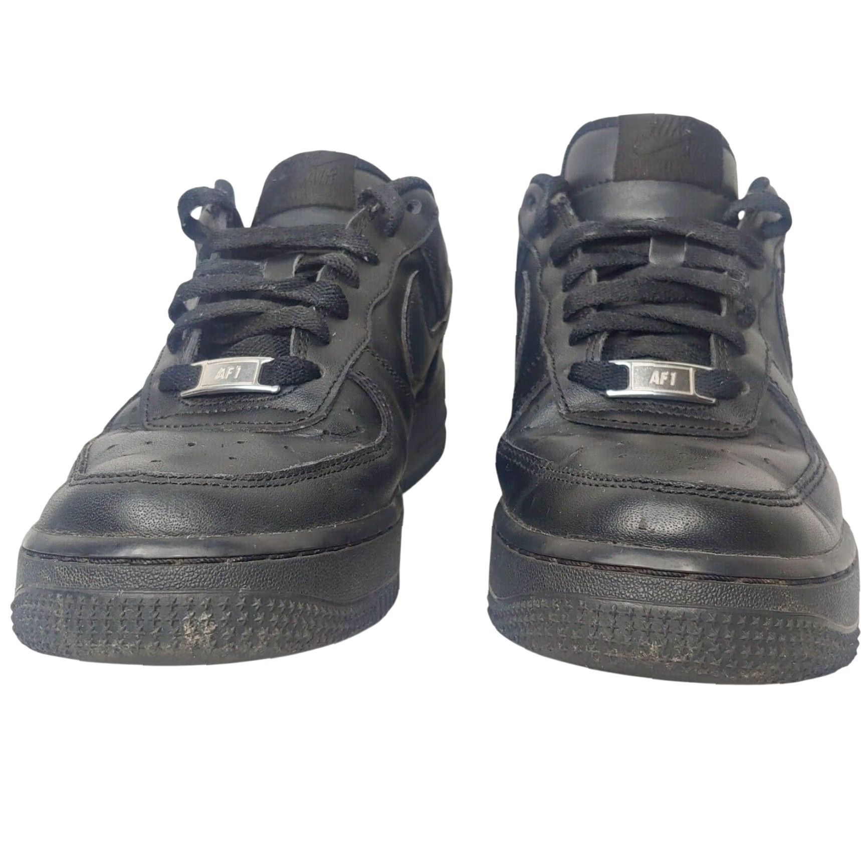 Nike Nike Air Force 1 Women 7.5 Shoes Black Athletic Lace Up Low Top Sneakers Size M / US 6-8 / IT 42-44 - 3 Thumbnail
