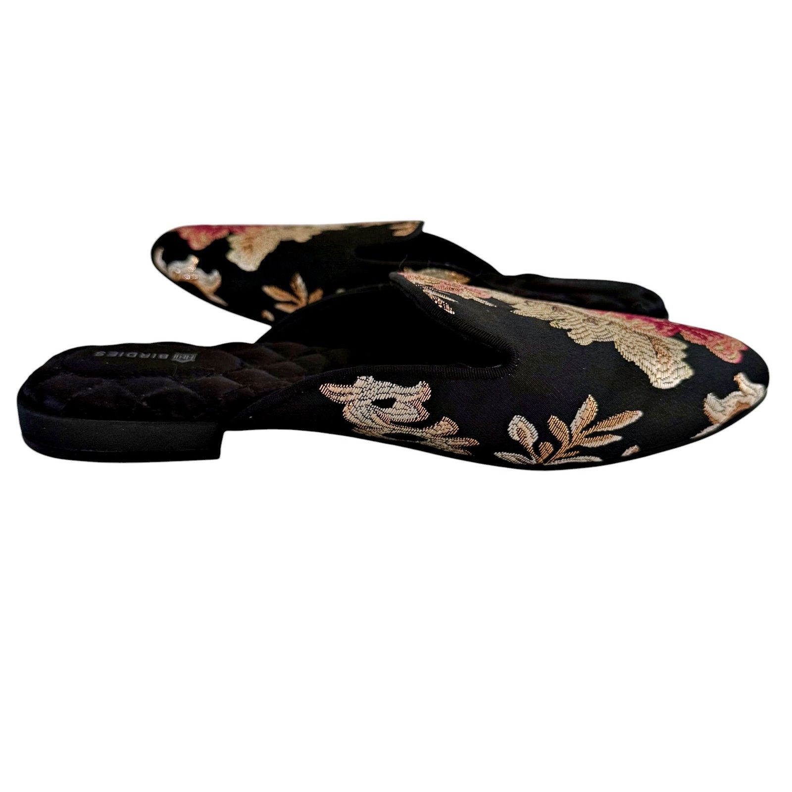 Other Birdies Phoebe Jacquard Floral Brocade Slipper Mules Shoes Size US 9.5 / IT 39.5 - 6 Thumbnail