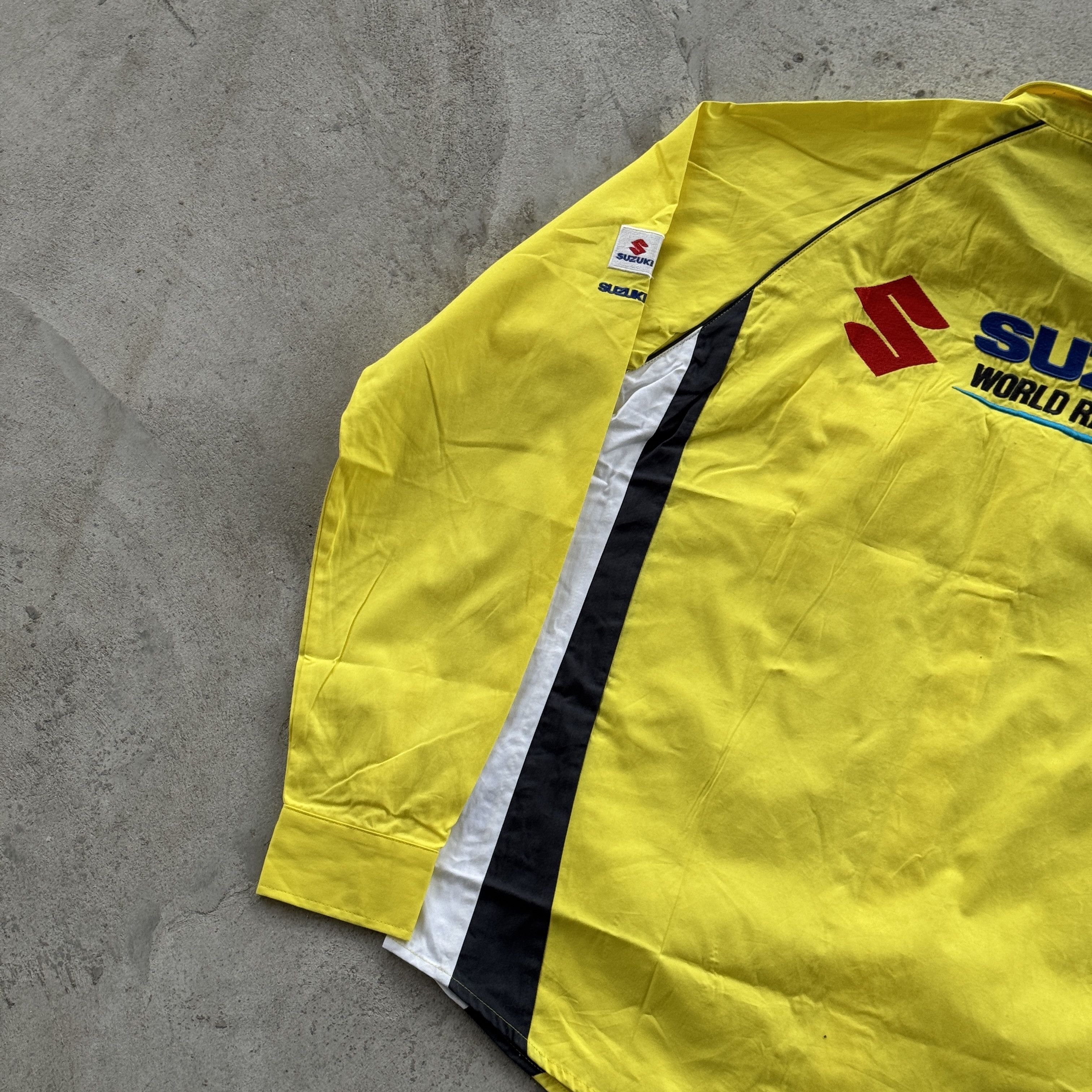 Vintage Vintage 90s Suzuki Sport Racing Button Ups Shirt Size US L / EU 52-54 / 3 - 7 Thumbnail