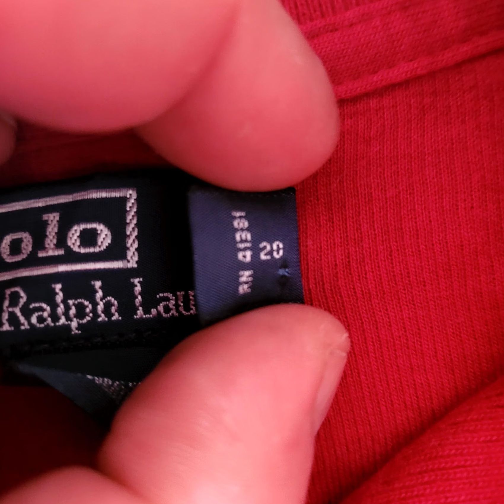 Polo Ralph Lauren Polo Ralph Lauren Red XXL Shawl Collar Sweatshirt Vintage Jumper Men Size XXL Size US XXL / EU 58 / 5 - 7 Thumbnail