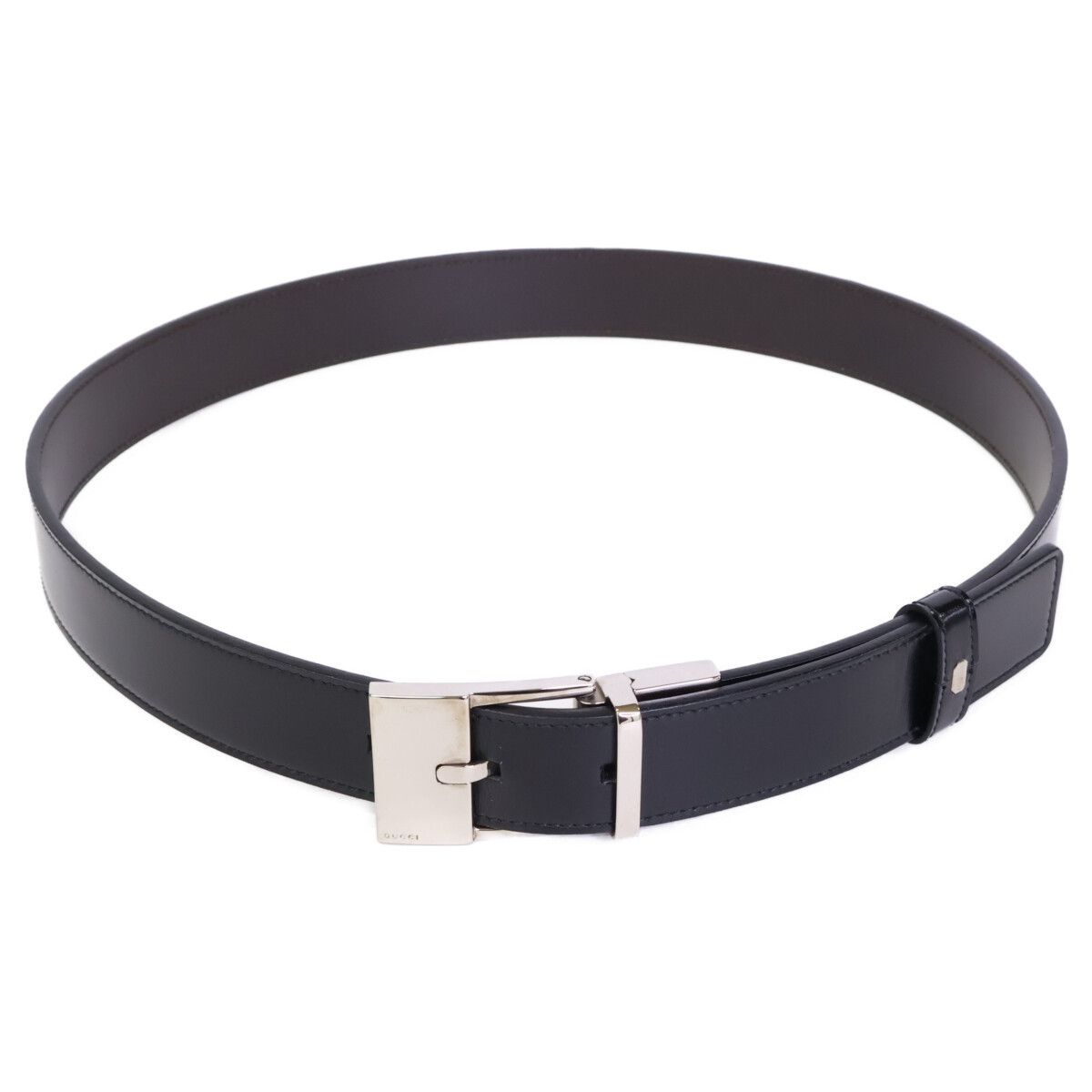 Gucci Gucci Square Buckle Leather Belt Leather Belt DUTY FREE for USA
