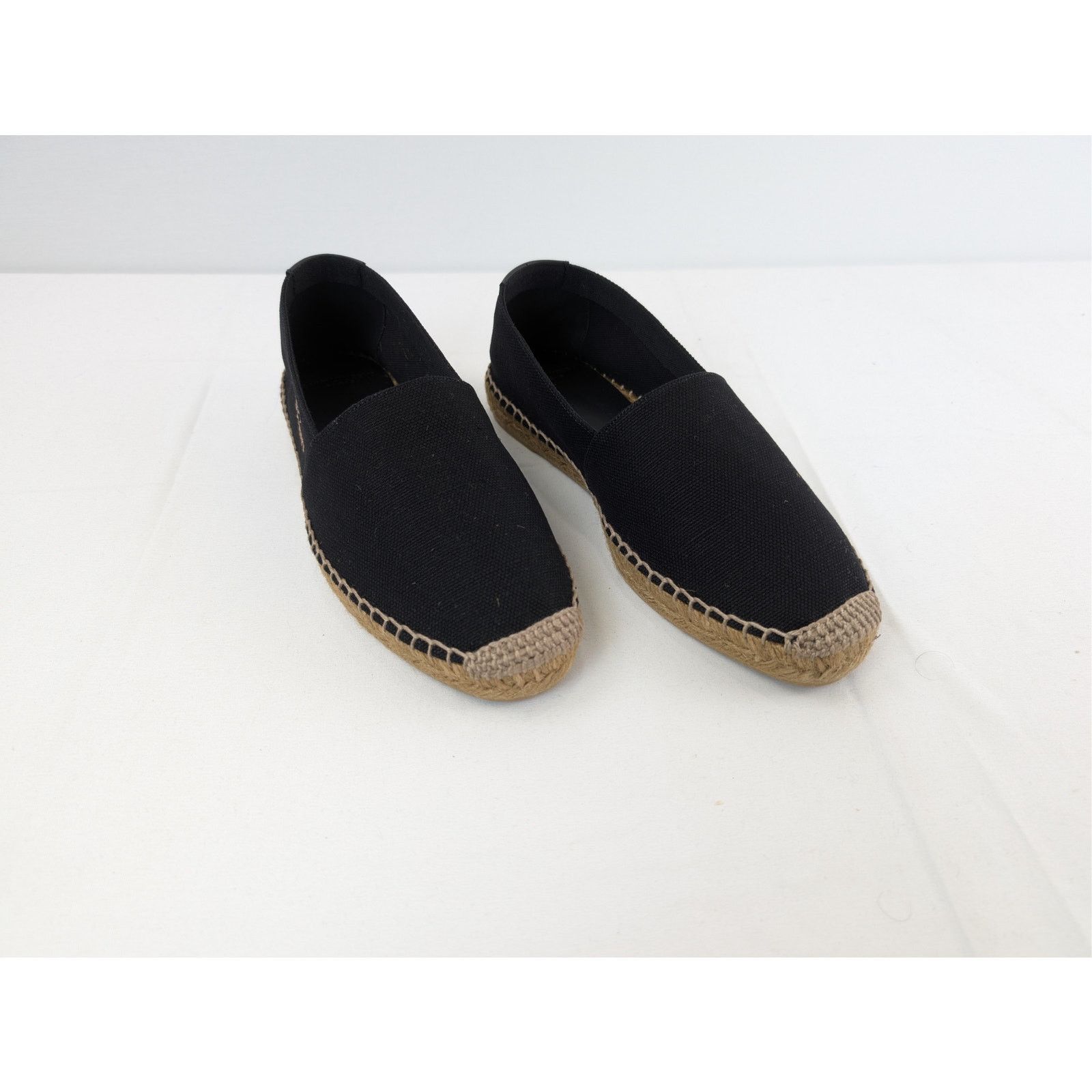 Saint Laurent Paris o1rshd1 Saint Laurent Canvas Espadrilles Slip On Shoes Black Size US 7.5 / EU 40-41 - 6 Thumbnail
