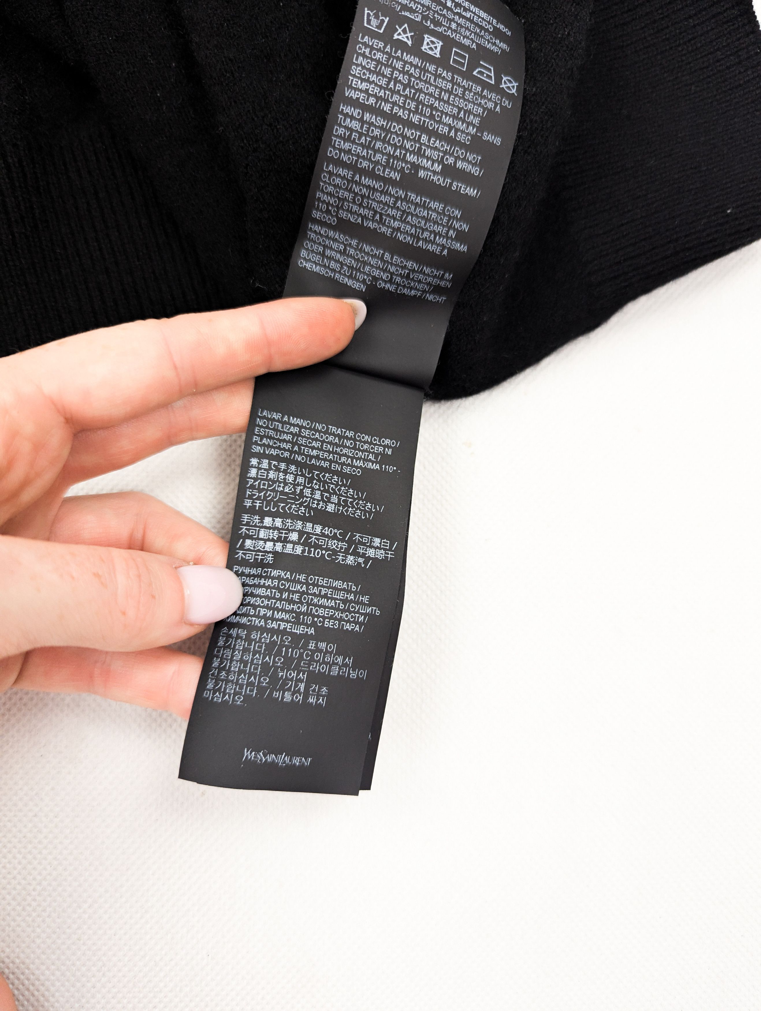 Saint Laurent Paris saint laurent paris 100% cashmere sweater jumper XL Size XL / US 12-14 / IT 48-50 - 6 Thumbnail