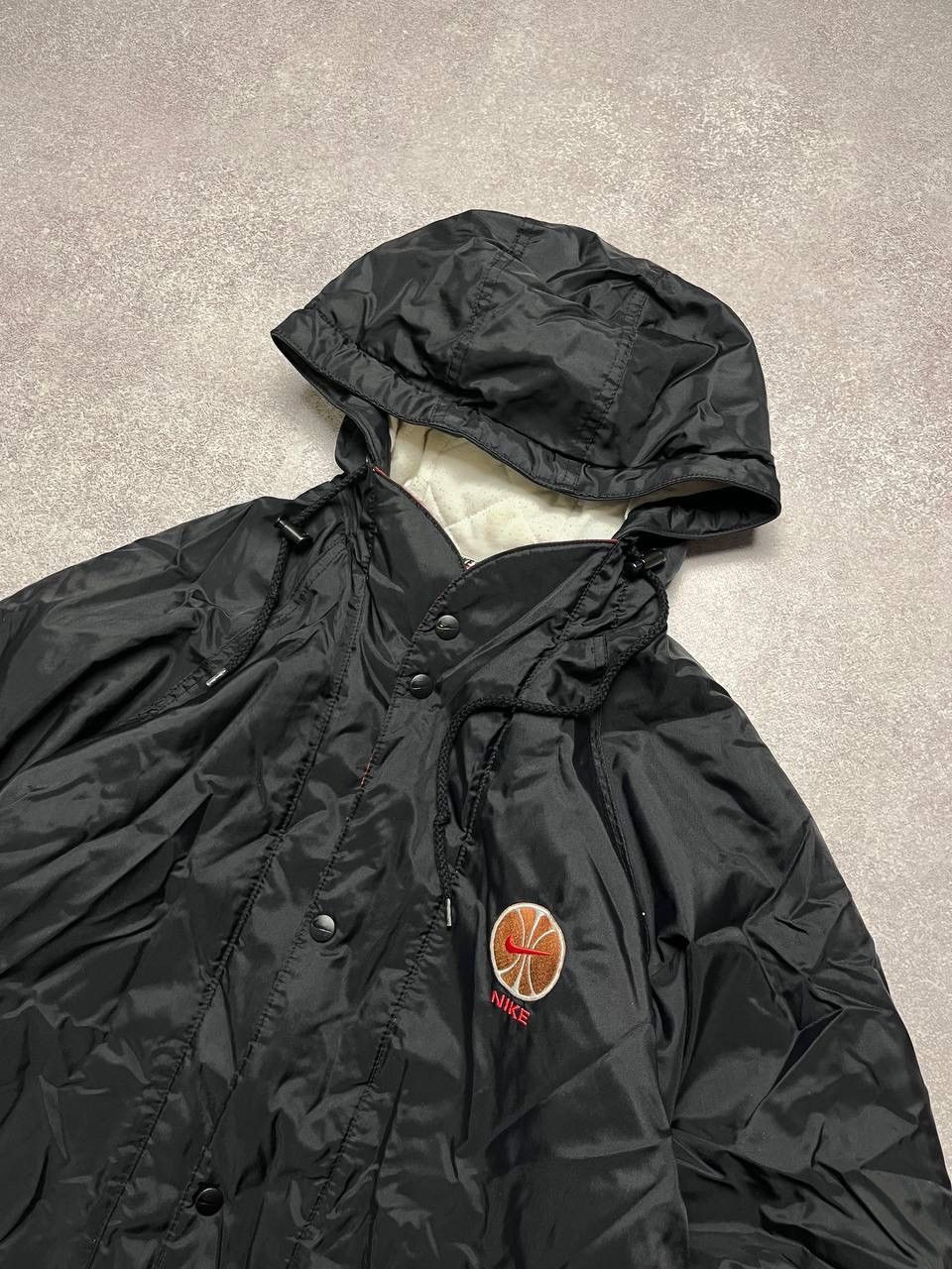 Nike Vintage Nike Swoosh Long Jacket M Size US M / EU 48-50 / 2 - 2 Thumbnail