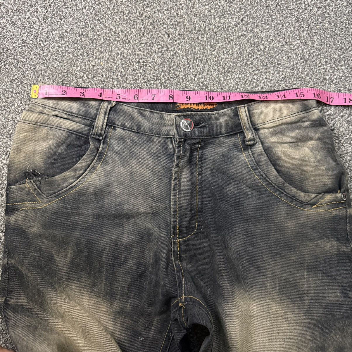 If Six Was Nine 🔥🇯🇵 Avant Garde Distressed Rusty Lucky Punk Jean Size US 32 / EU 48 - 14 Thumbnail