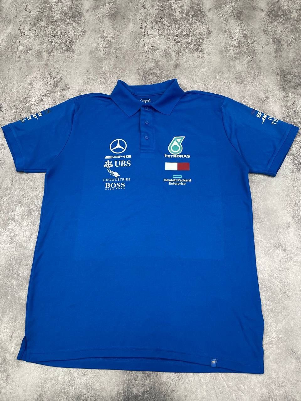Mercedes-Benz Mercedes AMG Petronas Men Polo Shirt Blue Size L Size US L / EU 52-54 / 3 - 1 Thumbnail